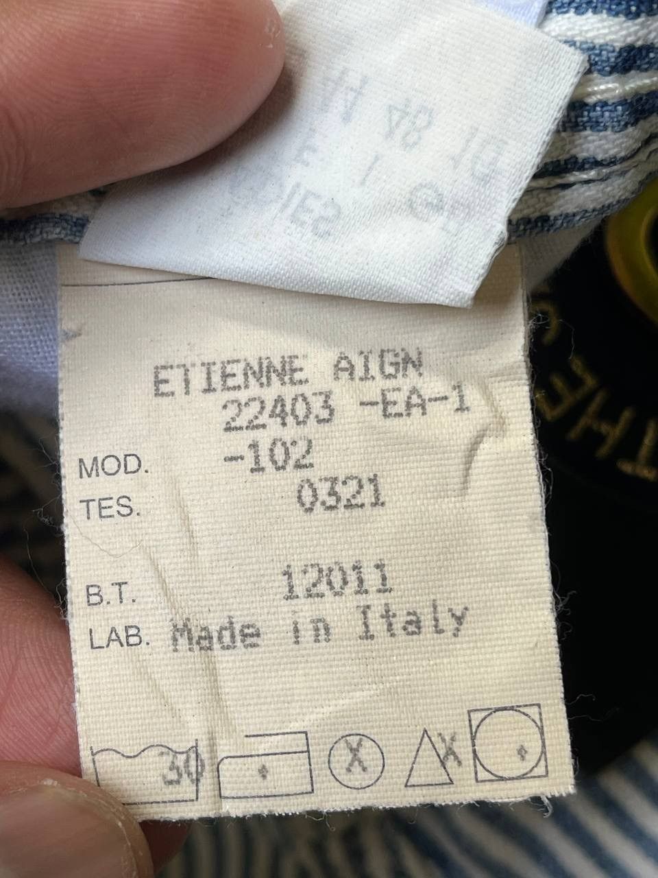 Aigner AIGNER STRIPES JEANS WOMEN BALOON STYLE Size 31" - 15 Thumbnail