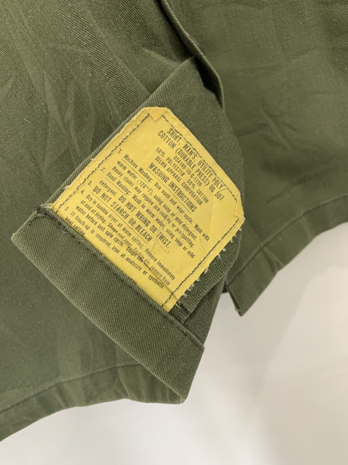 Vintage bundle us army military shirt 80s Size US M / EU 48-50 / 2 - 6 Thumbnail