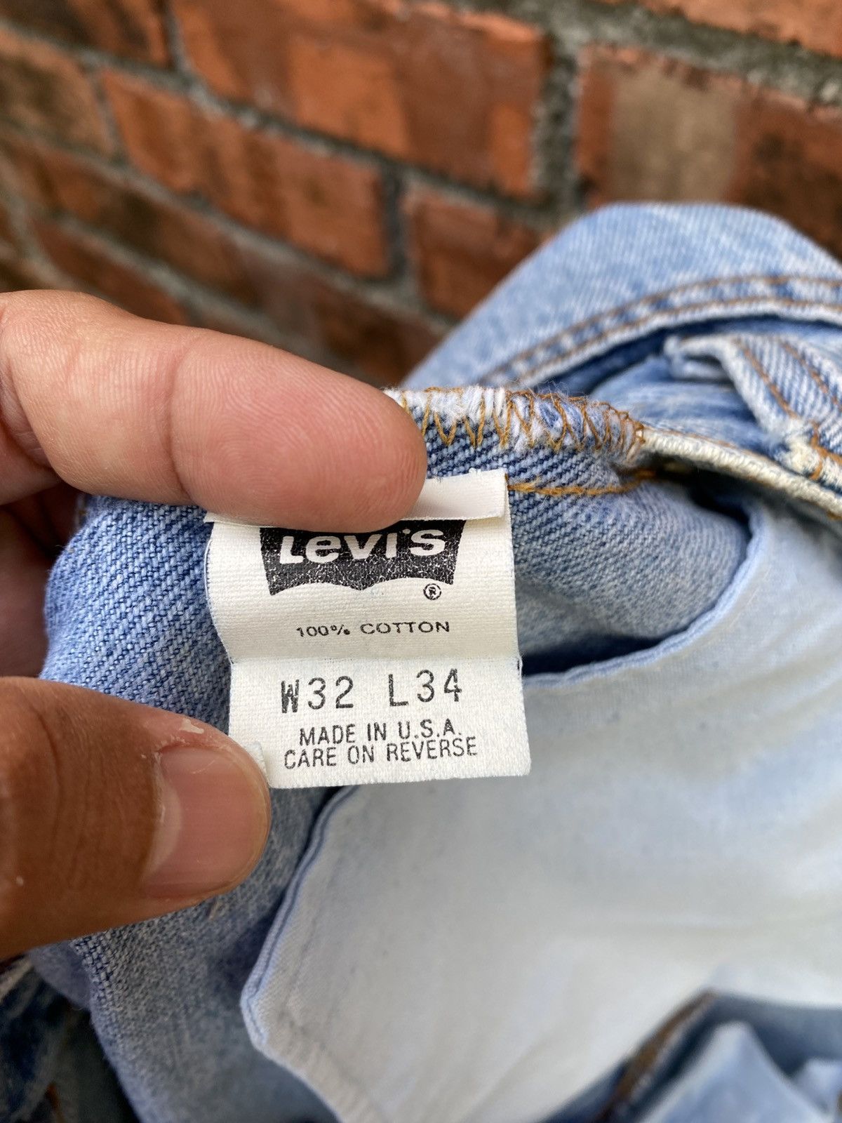 Levi's Vintage Clothing W31x33 Vintage levi's 501 faded made in USA Size US 31 - 6 Thumbnail