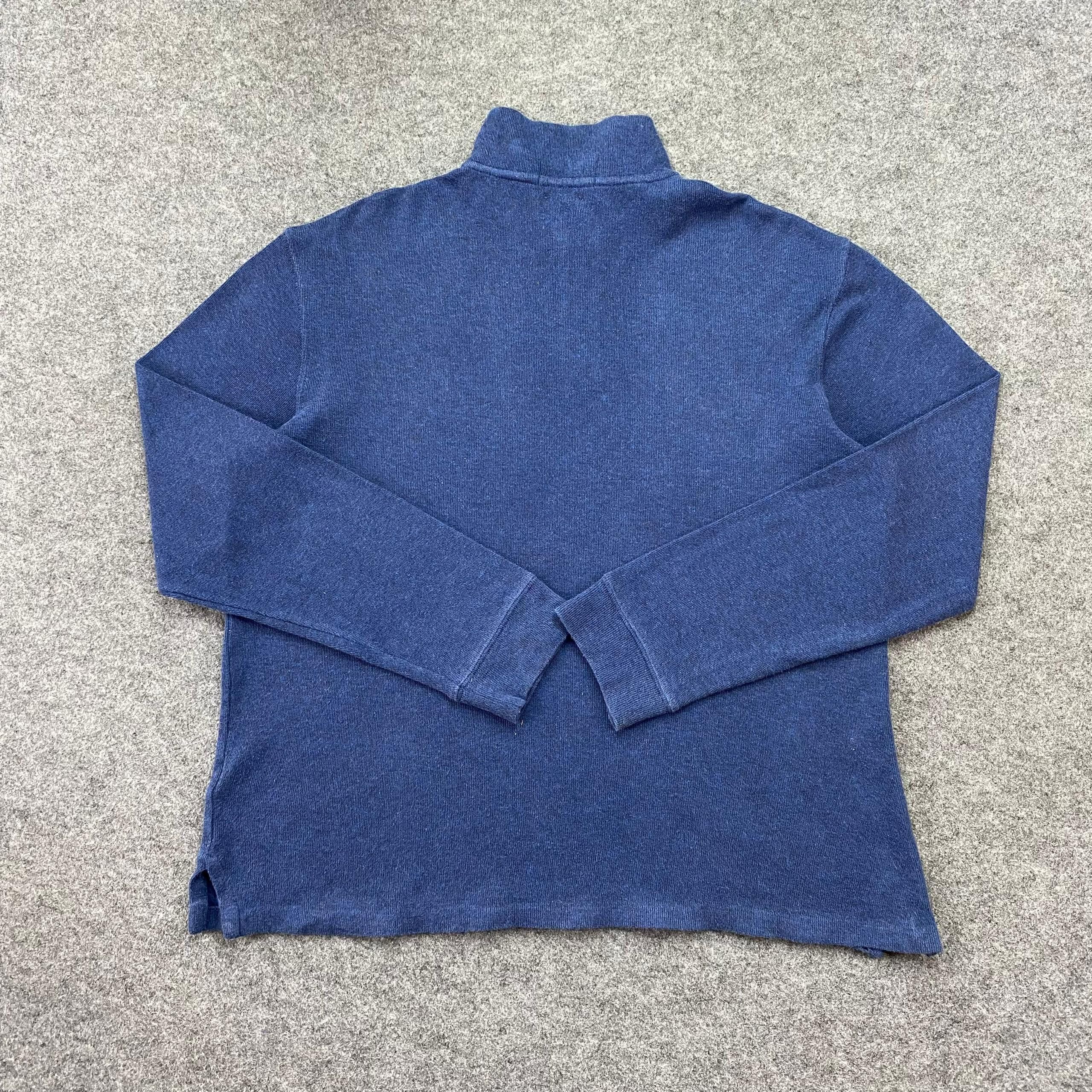 Polo Ralph Lauren Vintage 90s Polo Ralph Lauren Half Zipper Long Sleeve Shirt Size US L / EU 52-54 / 3 - 2 Thumbnail