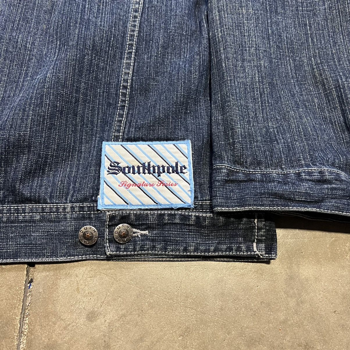 Southpole Vintage Y2K SouthPole Denim Jean Jacket Faded Hip Hop Y2K Size US XXL / EU 58 / 5 - 10 Thumbnail