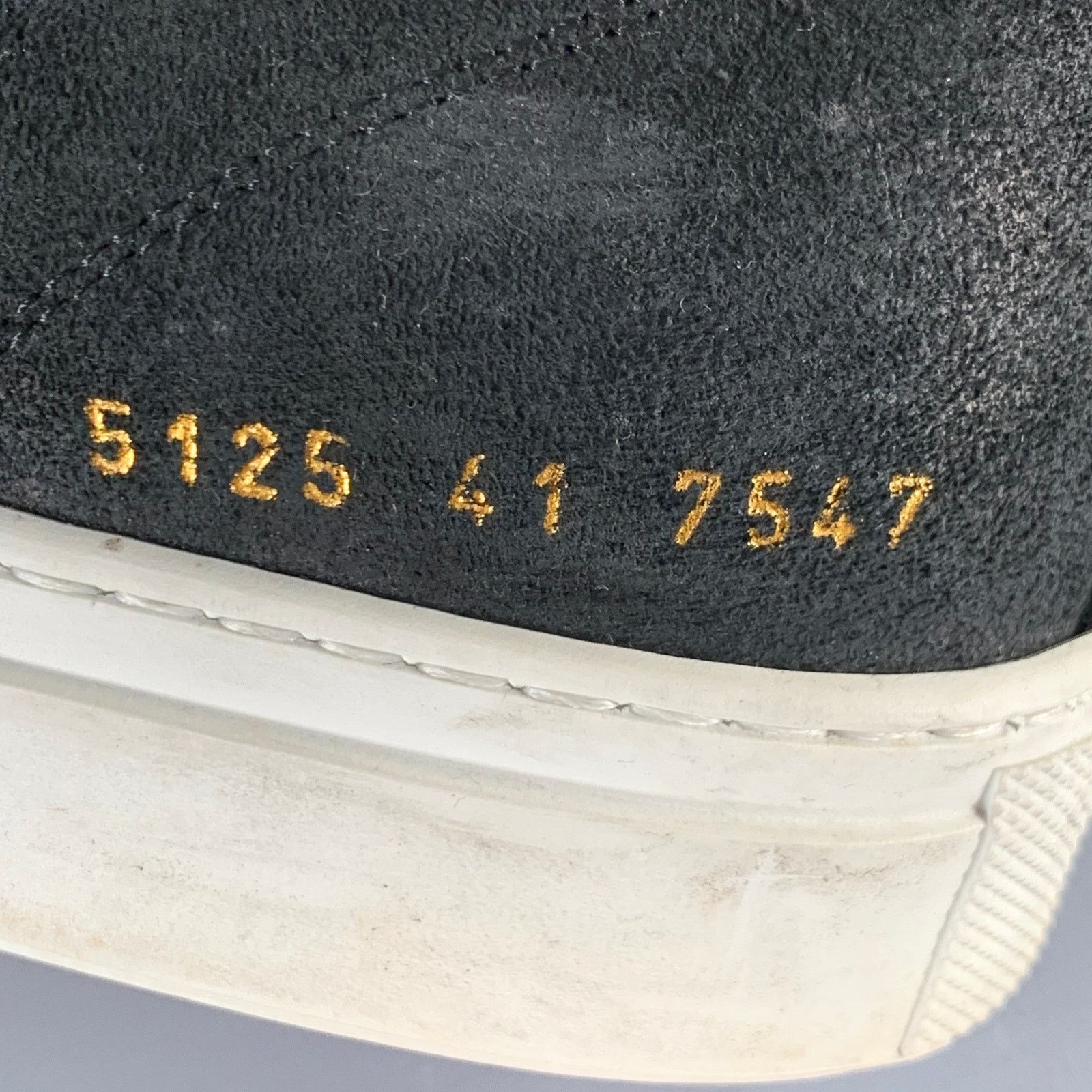 Common Projects COMMON PROJECTS Size 8 Black Suede Low Top Sneakers Size US 8 / EU 41 - 9 Thumbnail
