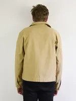 Vintage Vintage 100ZARA Jacket L Bomber Coat Chore Barn Retro Beige Size US L / EU 52-54 / 3 - 6 Thumbnail