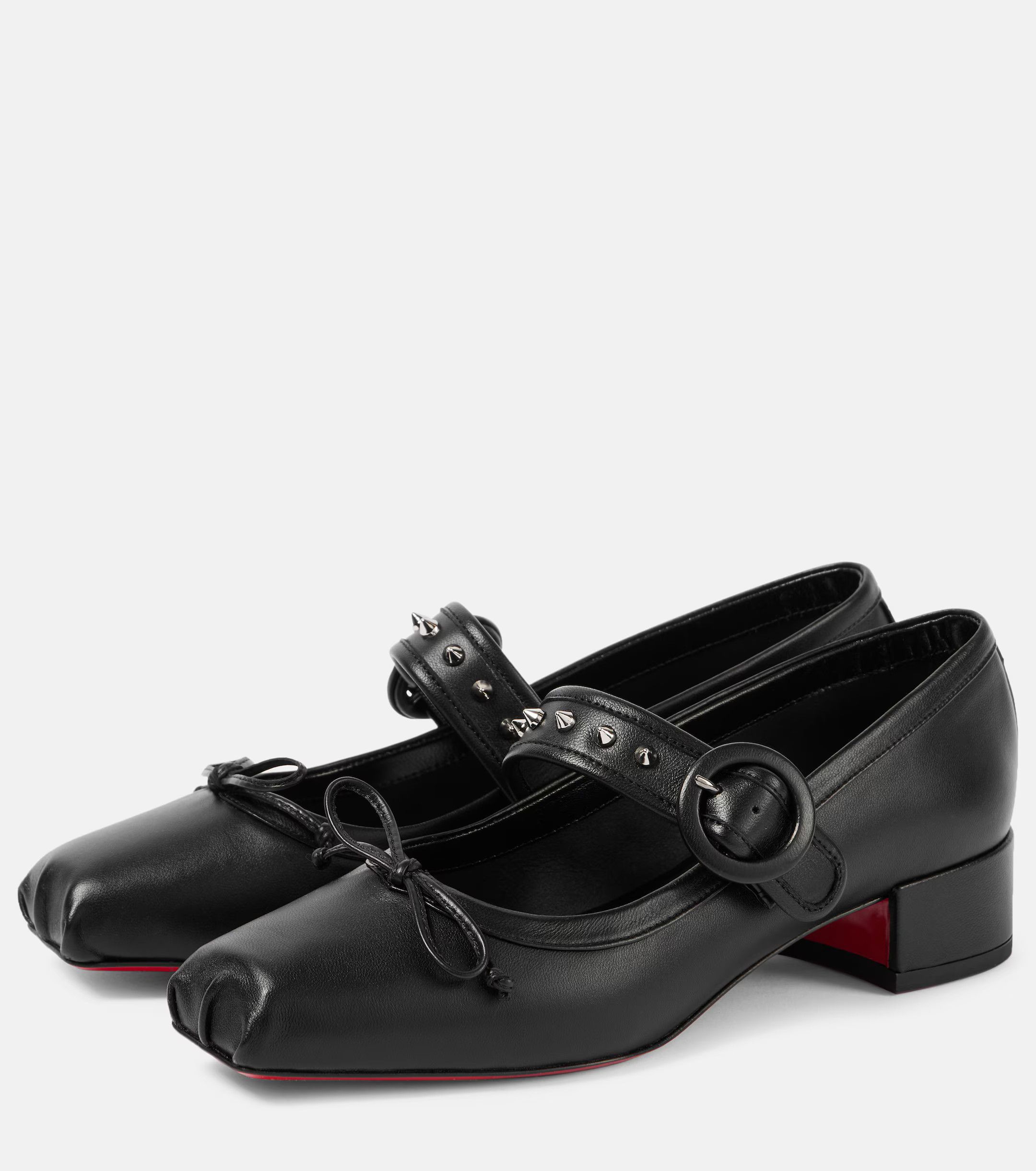 Christian Louboutin o1s1wg111025 Flats in Black Size US 11 / IT 41 - 3 Thumbnail
