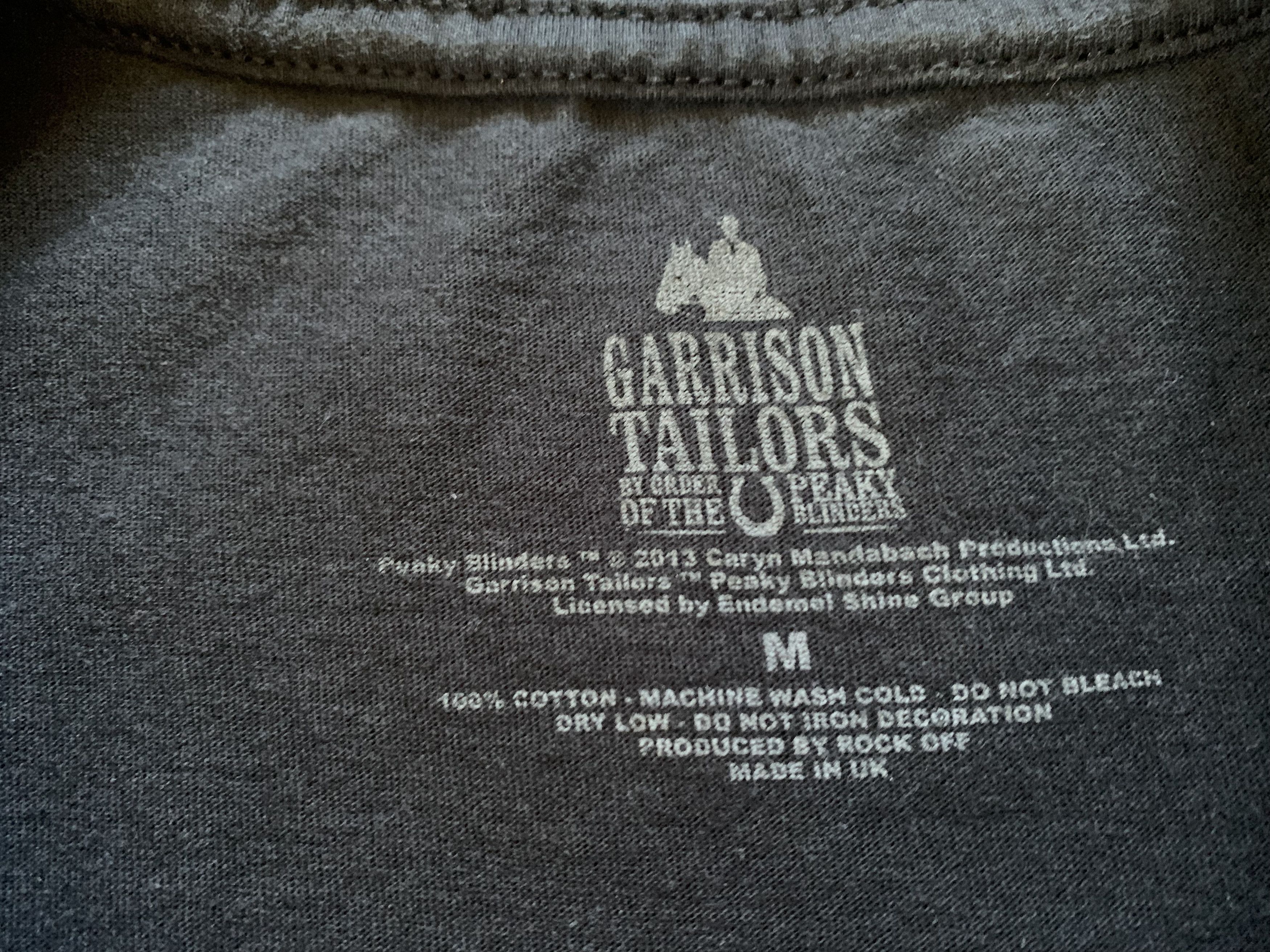 Vintage Vintage Peaky Blinders 2013 Black Printed T Shirt Size US M / EU 48-50 / 2 - 7 Thumbnail