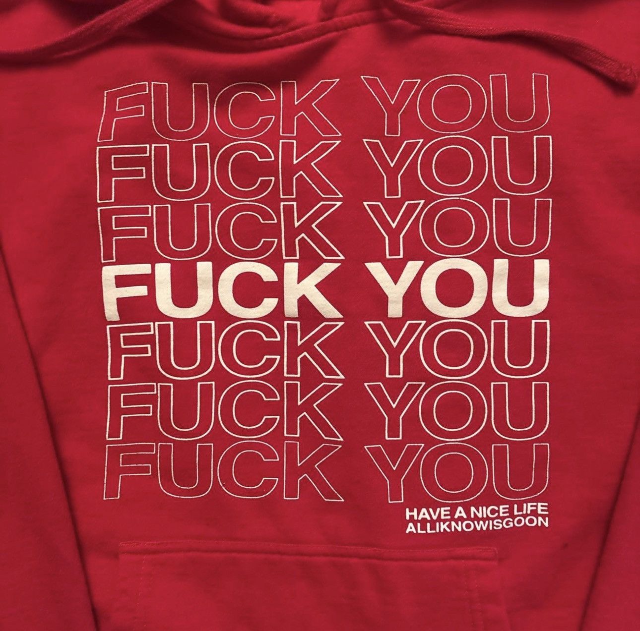 Other ALL I KNOW IS GOON F*** YOU HOODIE Size US M / EU 48-50 / 2 - 2 Thumbnail