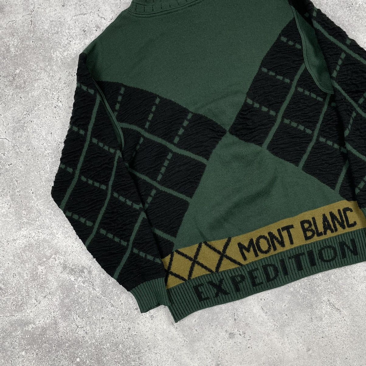 Carlo Colucci 80s Carlo Colucci Mont Blanc Expedition Wool German Sweater Size US L / EU 52-54 / 3 - 5 Thumbnail