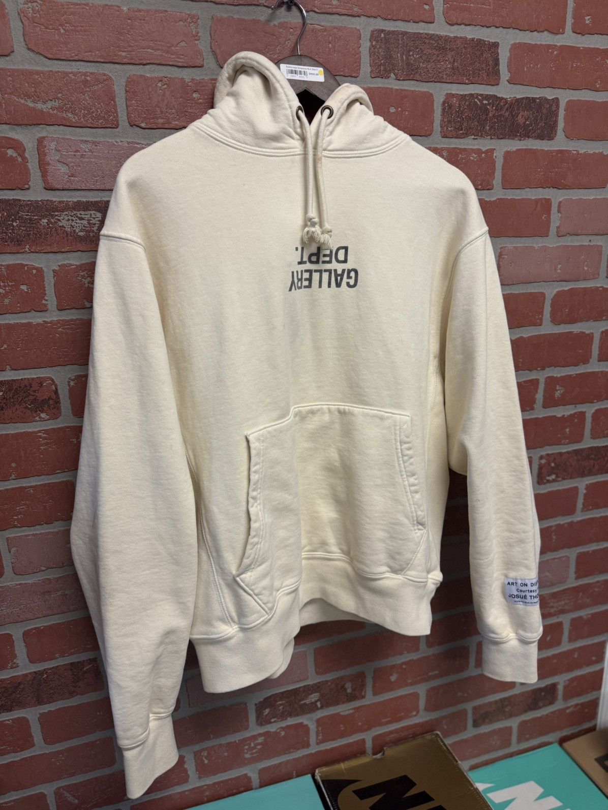 Gallery Dept. Gallery DEPT Cream Hoodie Size Small Few Marks Size US S / EU 44-46 / 1 - 2 Thumbnail