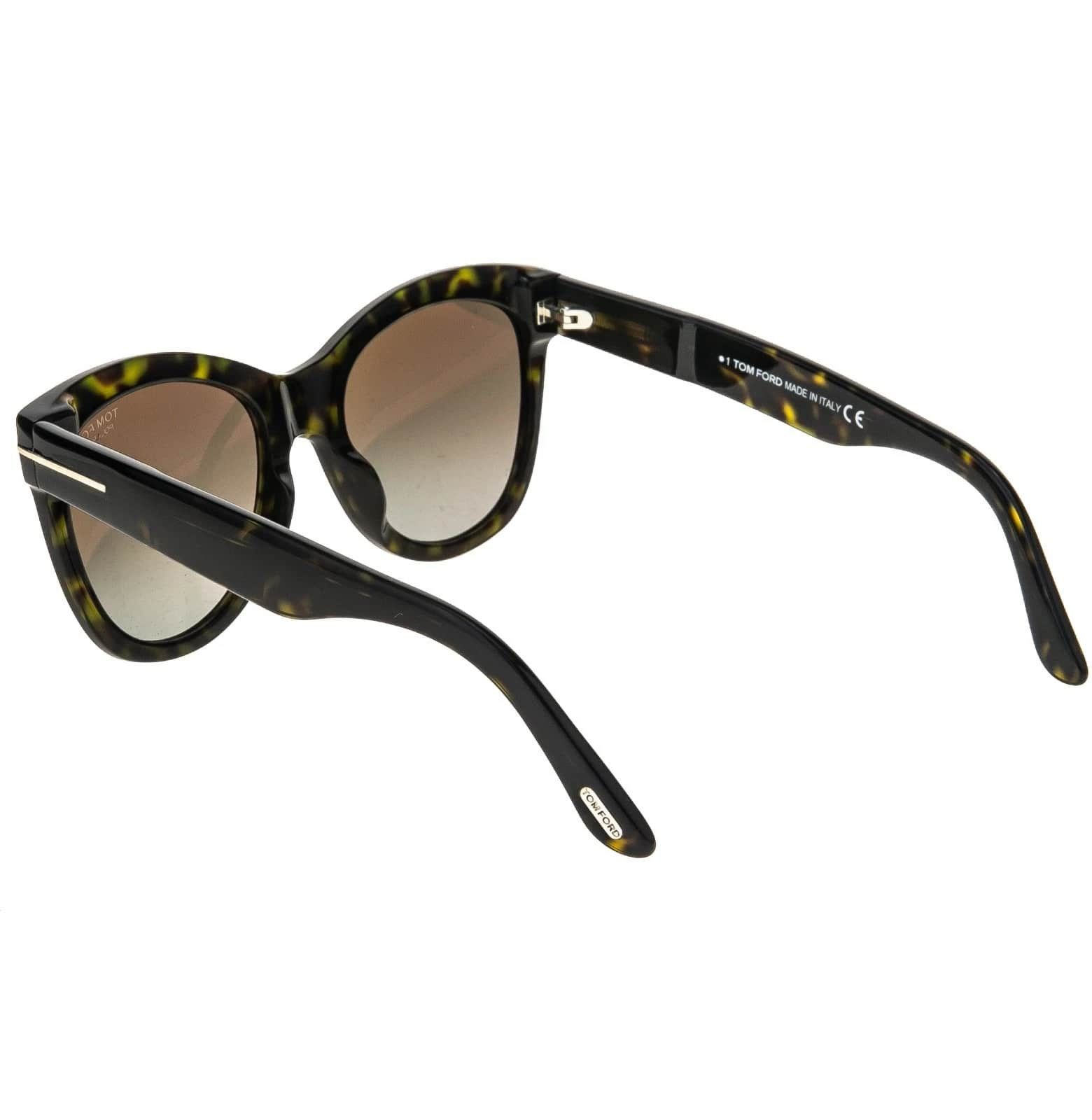 Tom Ford TOM FORD WALLACE TF870 52H Brown Havana Sunglass 870 FT0870 Size ONE SIZE - 7 Thumbnail