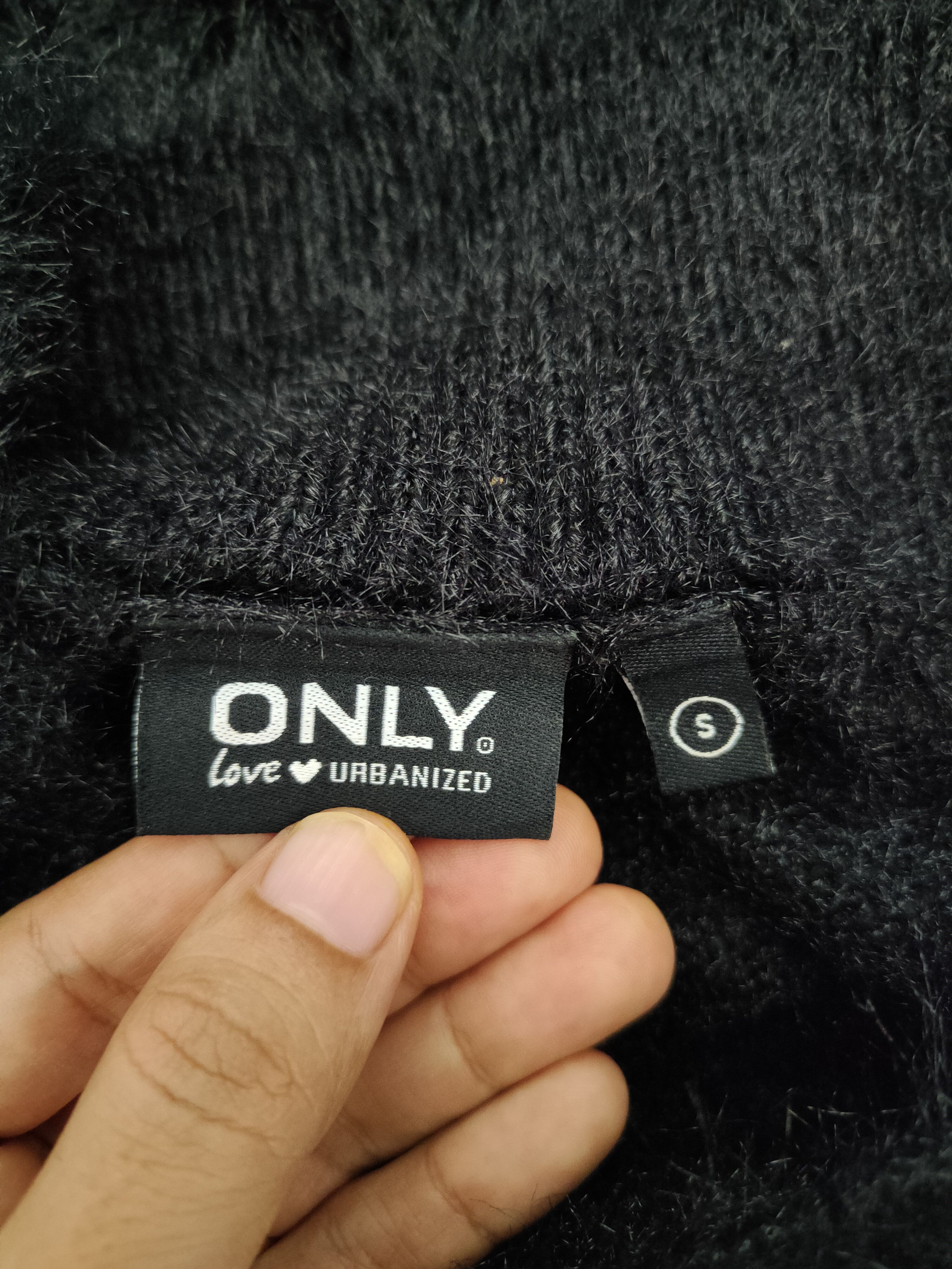 Japanese Brand × Vintage Rare Vintage Only Black Fur Mohair Knitwear Size S / US 4 / IT 40 - 12 Thumbnail