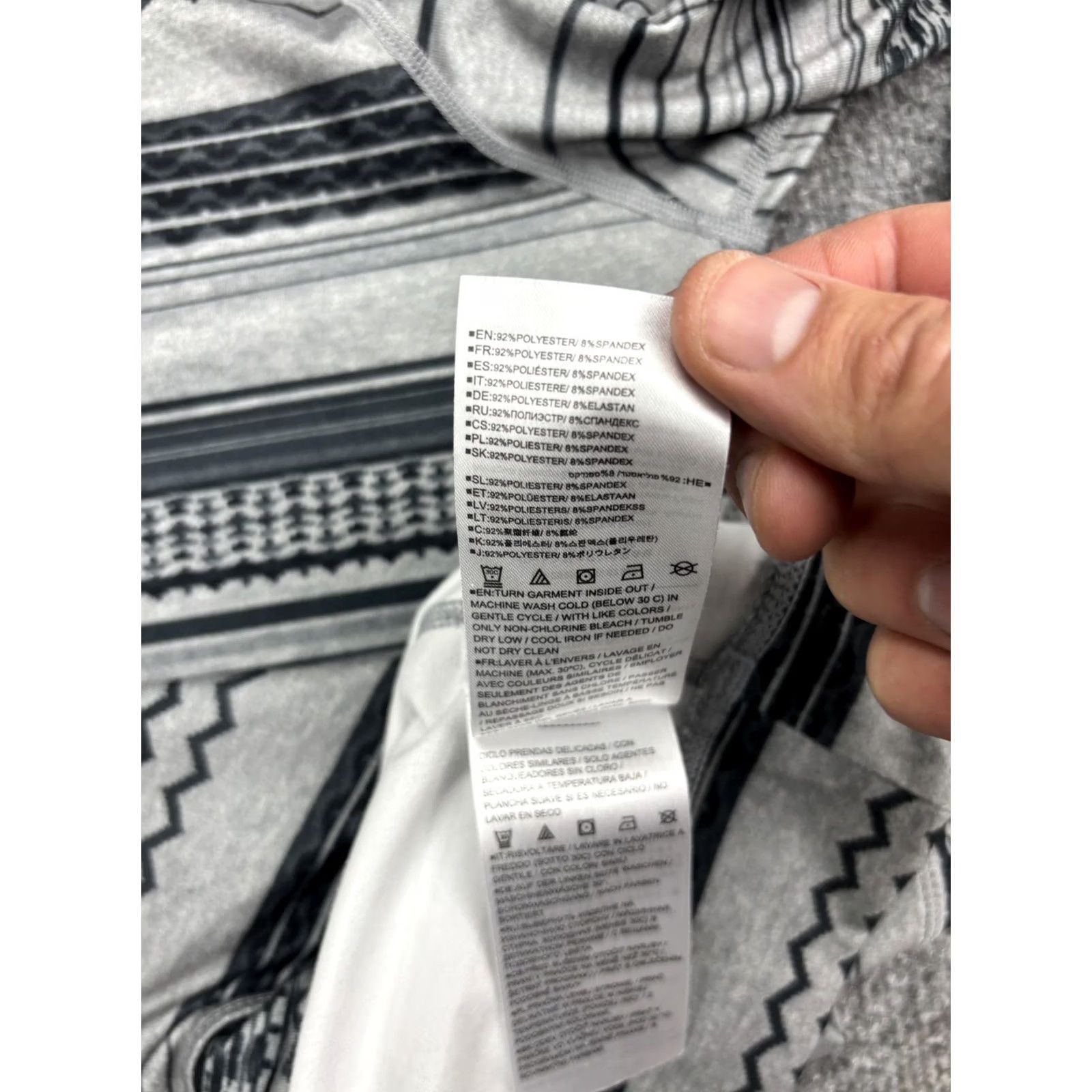 Burton Burton Shirt Womens XL Gray Striped DRYRIDE Base Layer Ski Top Long Sleeve Crew Neck Size XL / US 12-14 / IT 48-50 - 7 Thumbnail