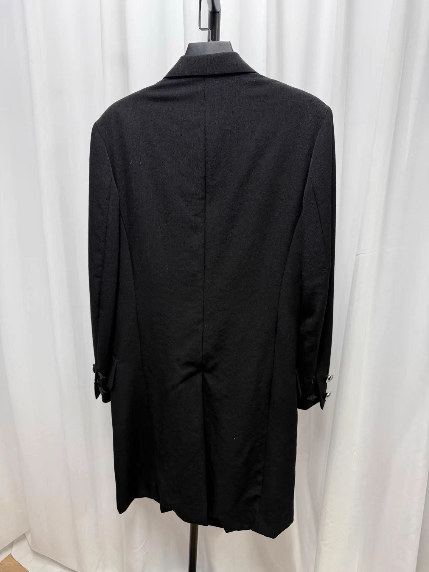 Yohji Yamamoto Yohji Yamamoto Y's 05AW Leather Wool Coat K20 Size US XL / EU 56 / 4 - 6 Thumbnail