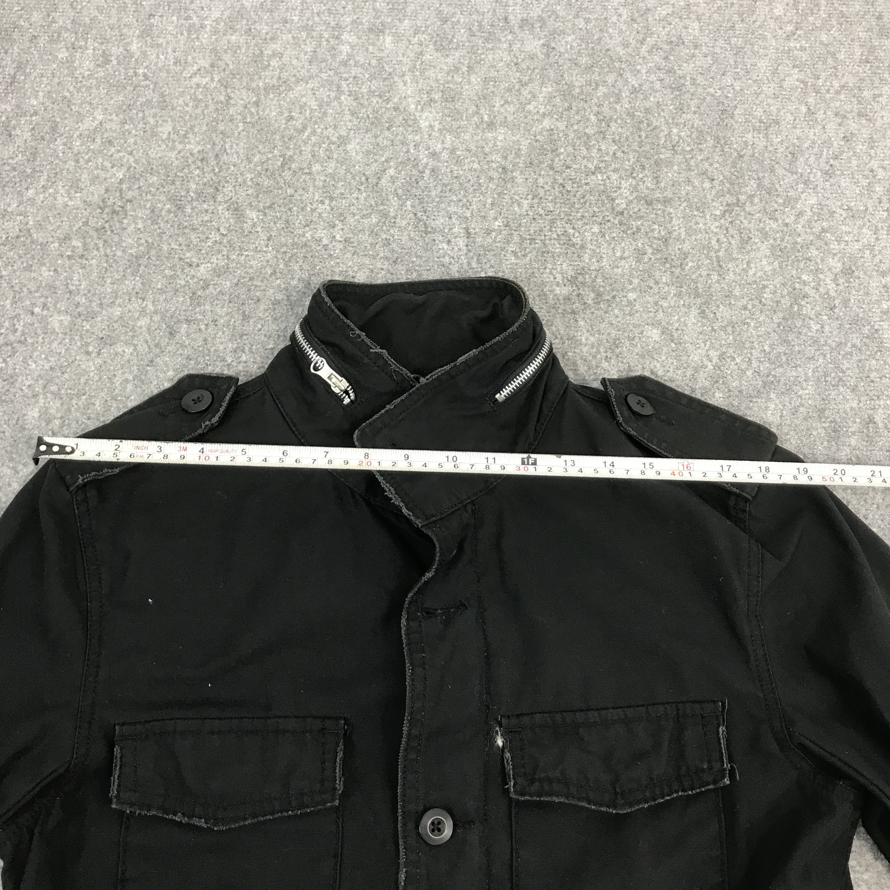 Japanese Brand originals Army style M65 design Black jacket Size US M / EU 48-50 / 2 - 8 Thumbnail
