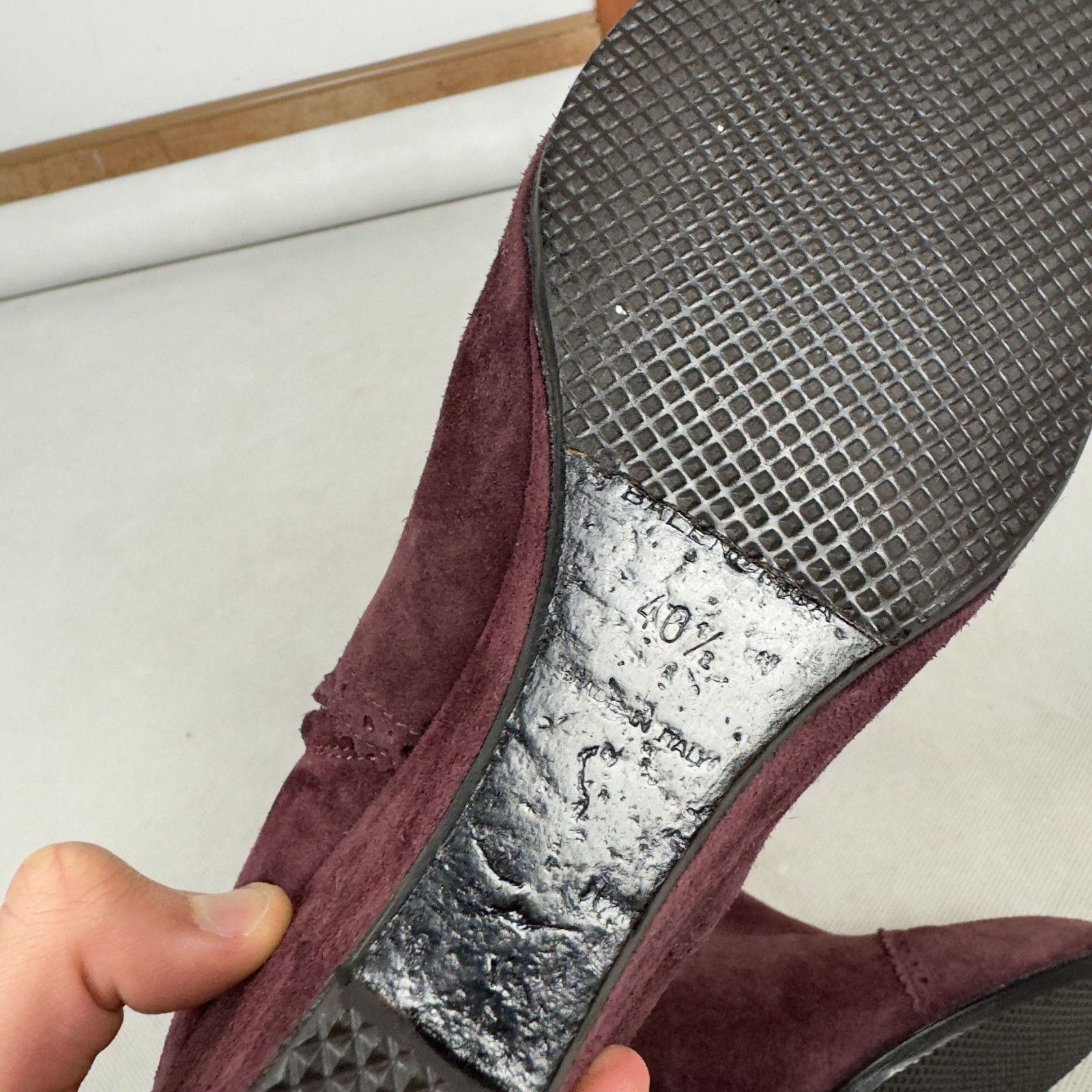 Balenciaga Balenciaga Burgundy Boots 40.5 Size US 10.5 / IT 40.5 - 6 Thumbnail