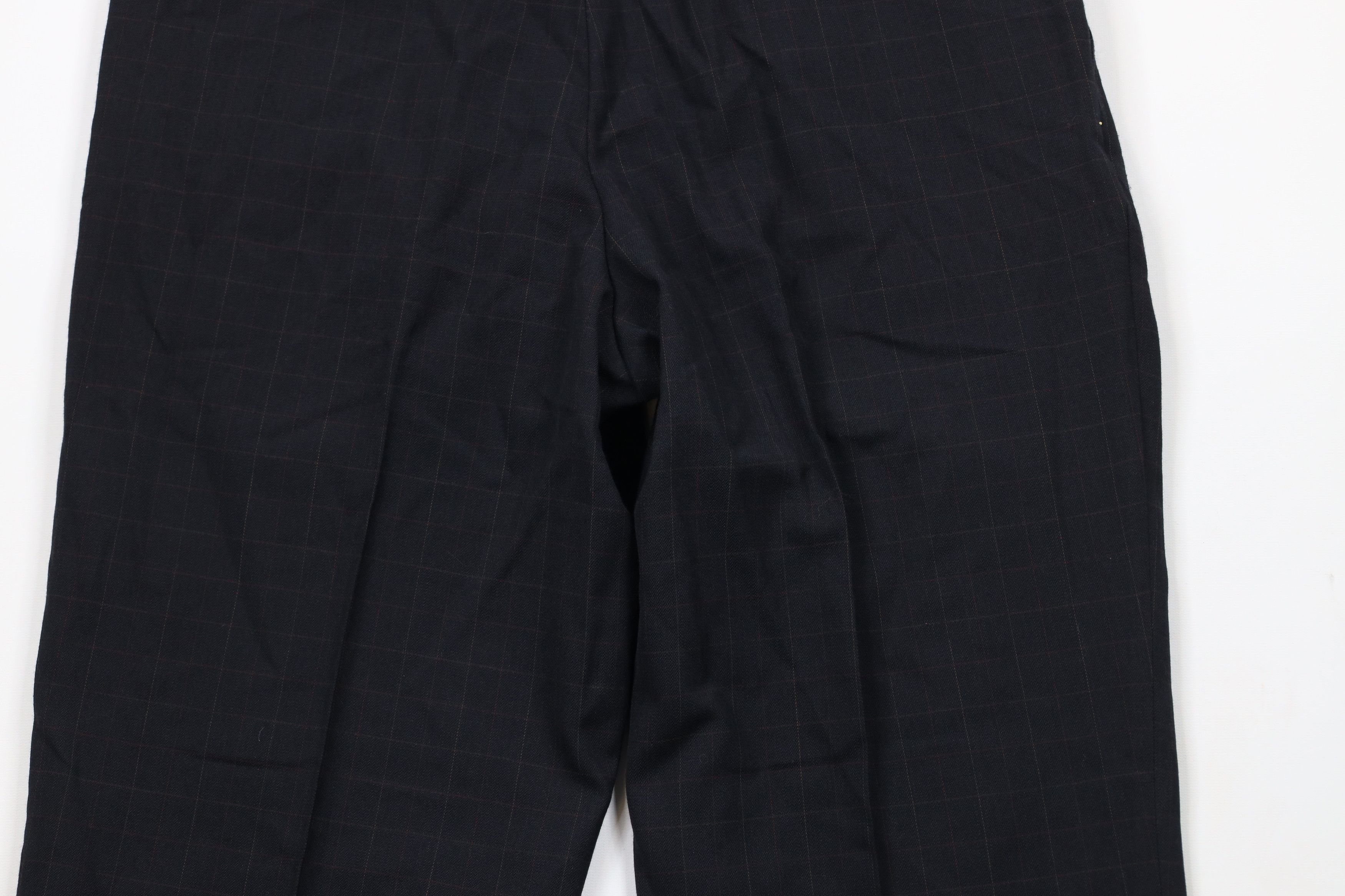 Vintage Vintage 90s Streetwear Cuffed Worsted Wool Chino Pants Plaid Size US 34 / EU 50 - 11 Thumbnail