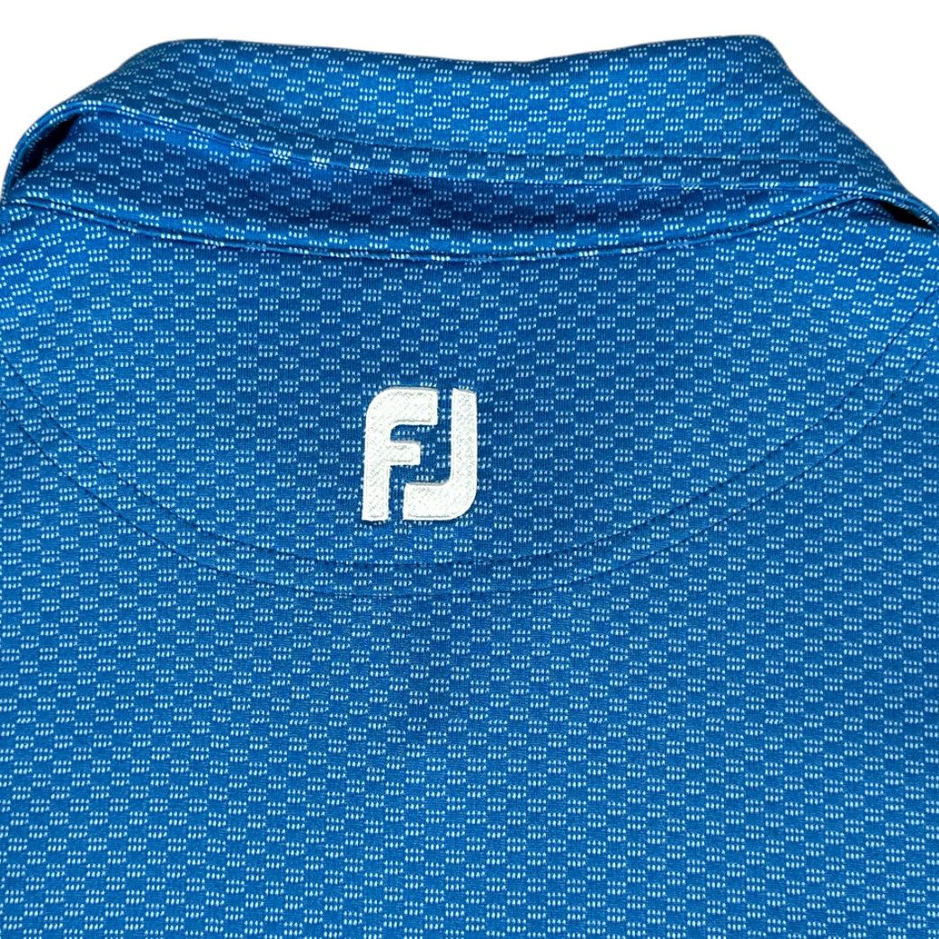 Footjoy FootJoy Polo Shirt Adult LARGE Blue White Dots Golf Caddy Lightweight Polyester Polo Shirt Size US L / EU 52-54 / 3 - 4 Thumbnail