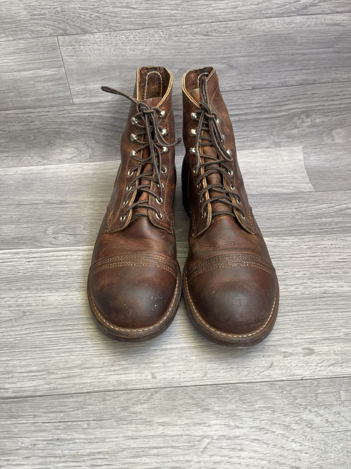 Red Wing Red wing iron ranger combat brown boots style 8085 Size US 10 / EU 43 - 3 Thumbnail