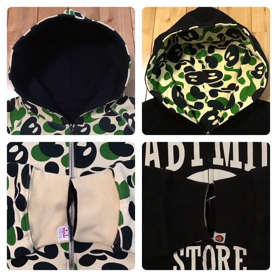 Bape × Nigo 🔥Reversible🔥 BAPE Milo camo Zip hoodie a bathing ape NIGO Size US M / EU 48-50 / 2 - 7 Thumbnail