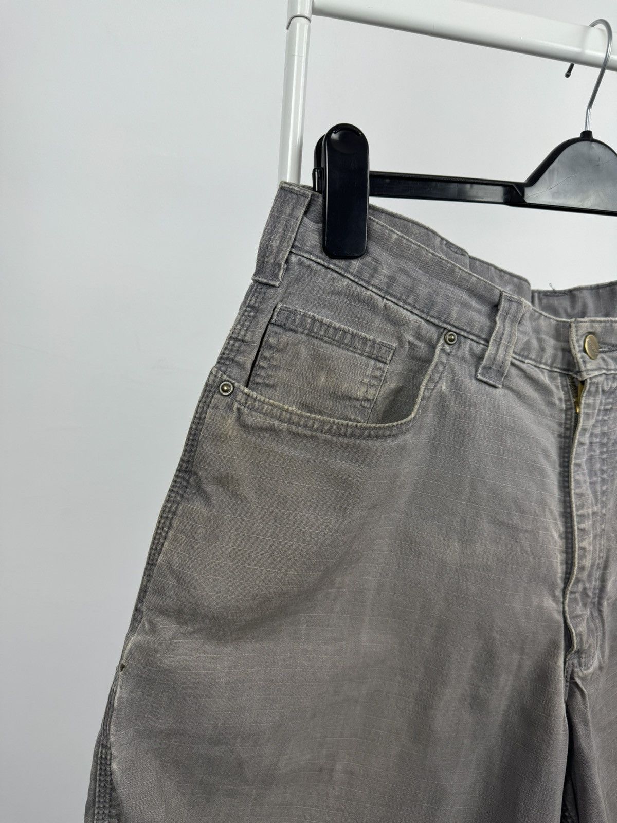 Carhartt Vintage Carhartt Cargo Faded Distressed Shorts Size US 36 / EU 52 - 4 Thumbnail