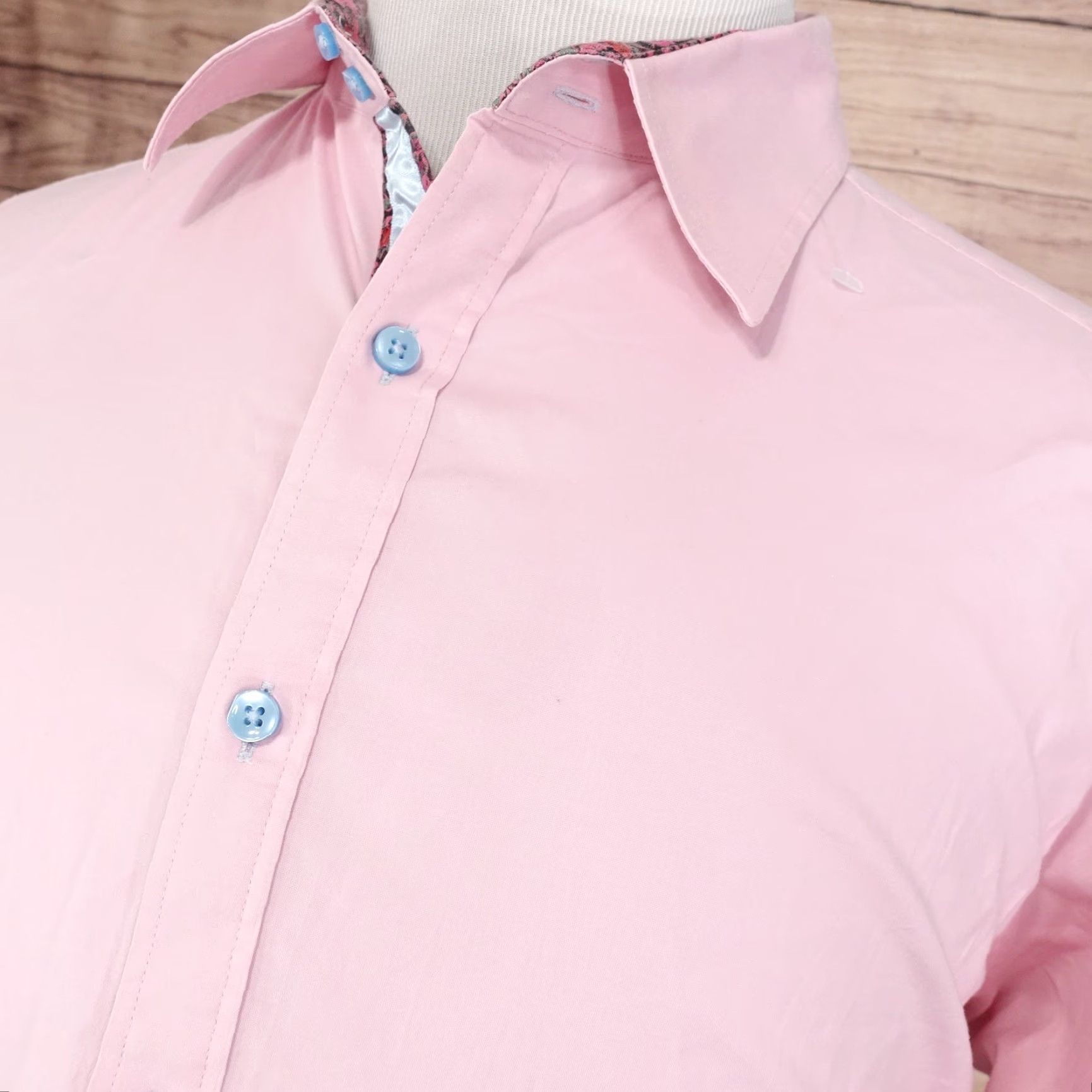 Cremieux VINTAGE Cremieux Shirt Men XL Pink Floral Long Sleeve Casual Button Up Fabric: Cotton Spandex Size US XL / EU 56 / 4 - 2 Thumbnail