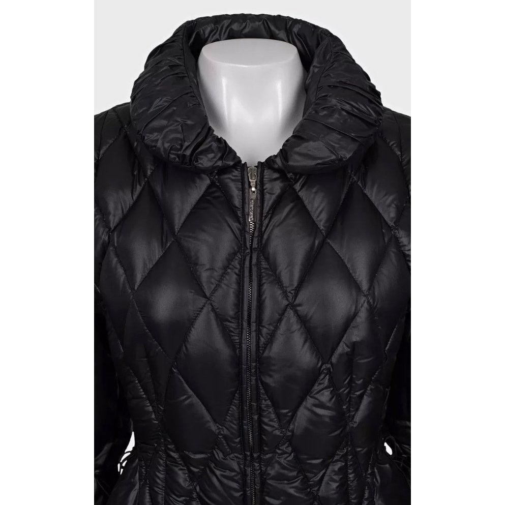Roberto Cavalli Roberto Cavalli Black Quilted Lace-Up Jacket - IT 44/L Size M / US 6-8 / IT 42-44 - 4 Thumbnail