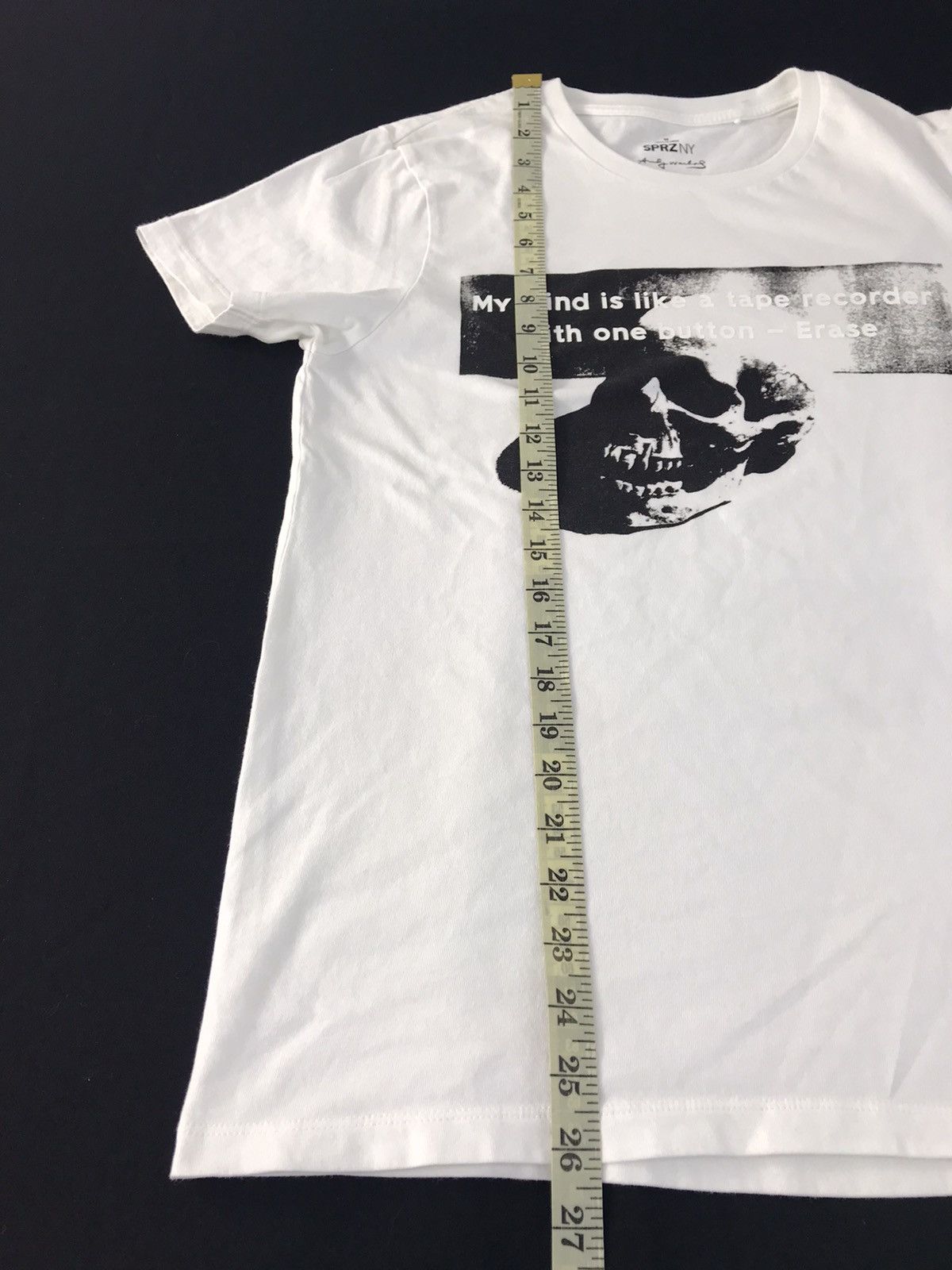 Andy Warhol Andy Warhol Humour Says Big Skull Box Logo Printed Tee Size US S / EU 44-46 / 1 - 9 Thumbnail