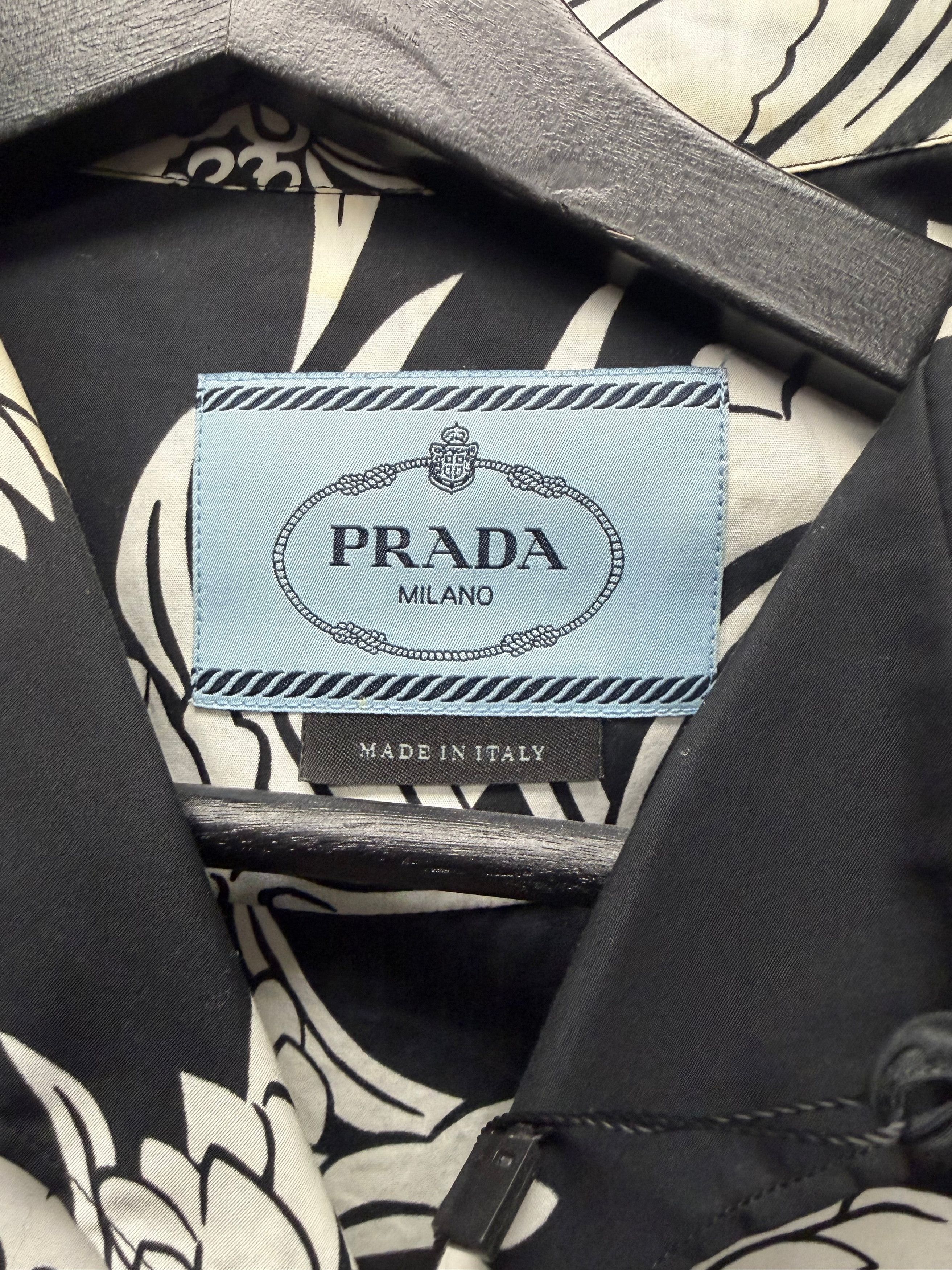 Prada Prada Flame Camp Collar Short Sleeve Shirt Size US M / EU 48-50 / 2 - 3 Thumbnail