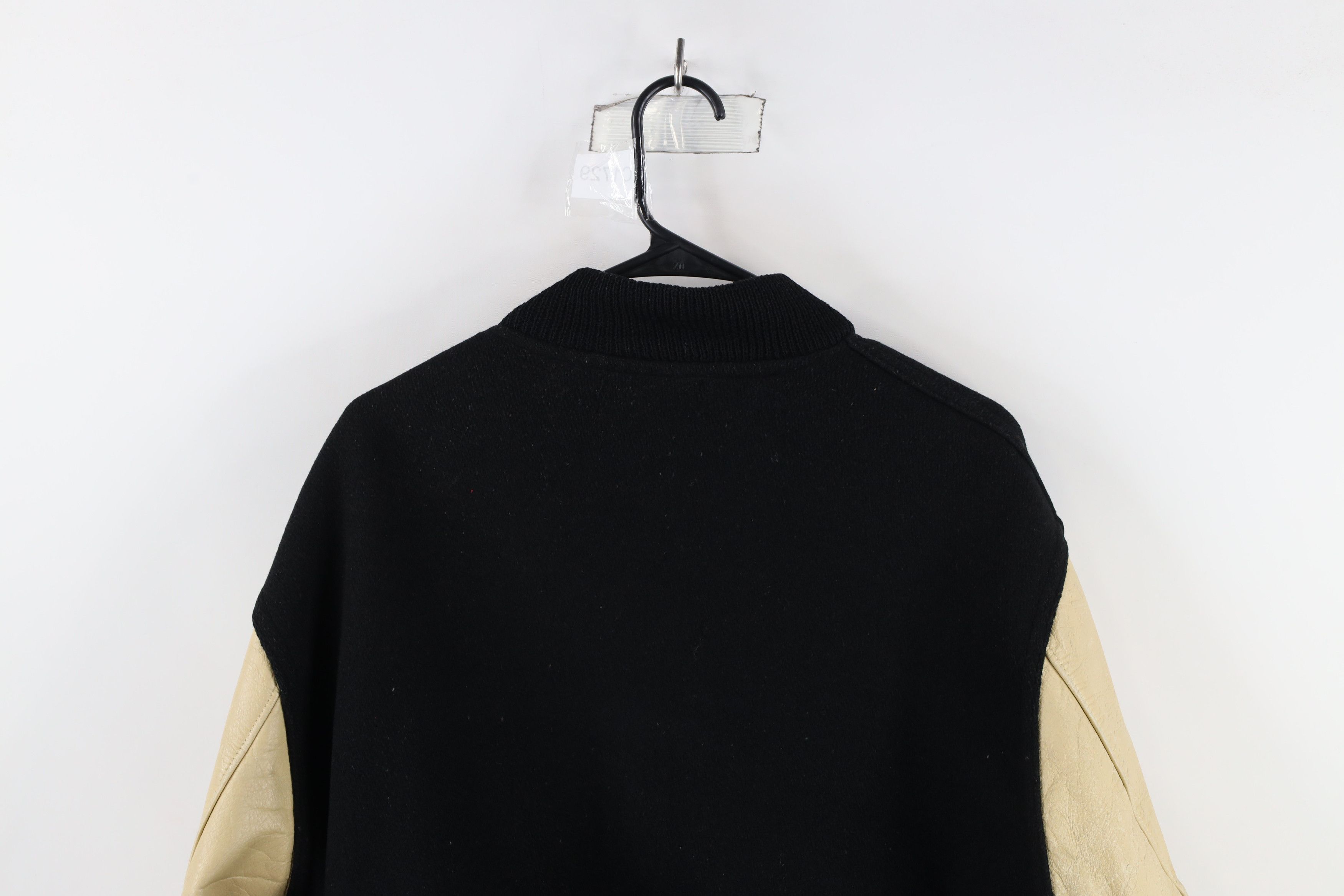 Vintage Vintage 60s 70s Streetwear Leather Varsity Letterman Jacket Size US XL / EU 56 / 4 - 19 Thumbnail
