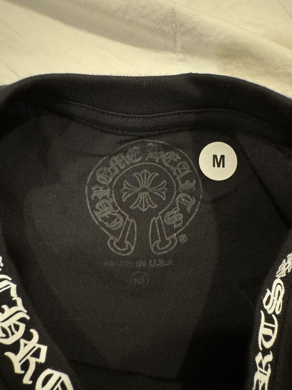 Chrome Hearts Chrome hearts neck print t-shirt Size US M / EU 48-50 / 2 - 8 Thumbnail