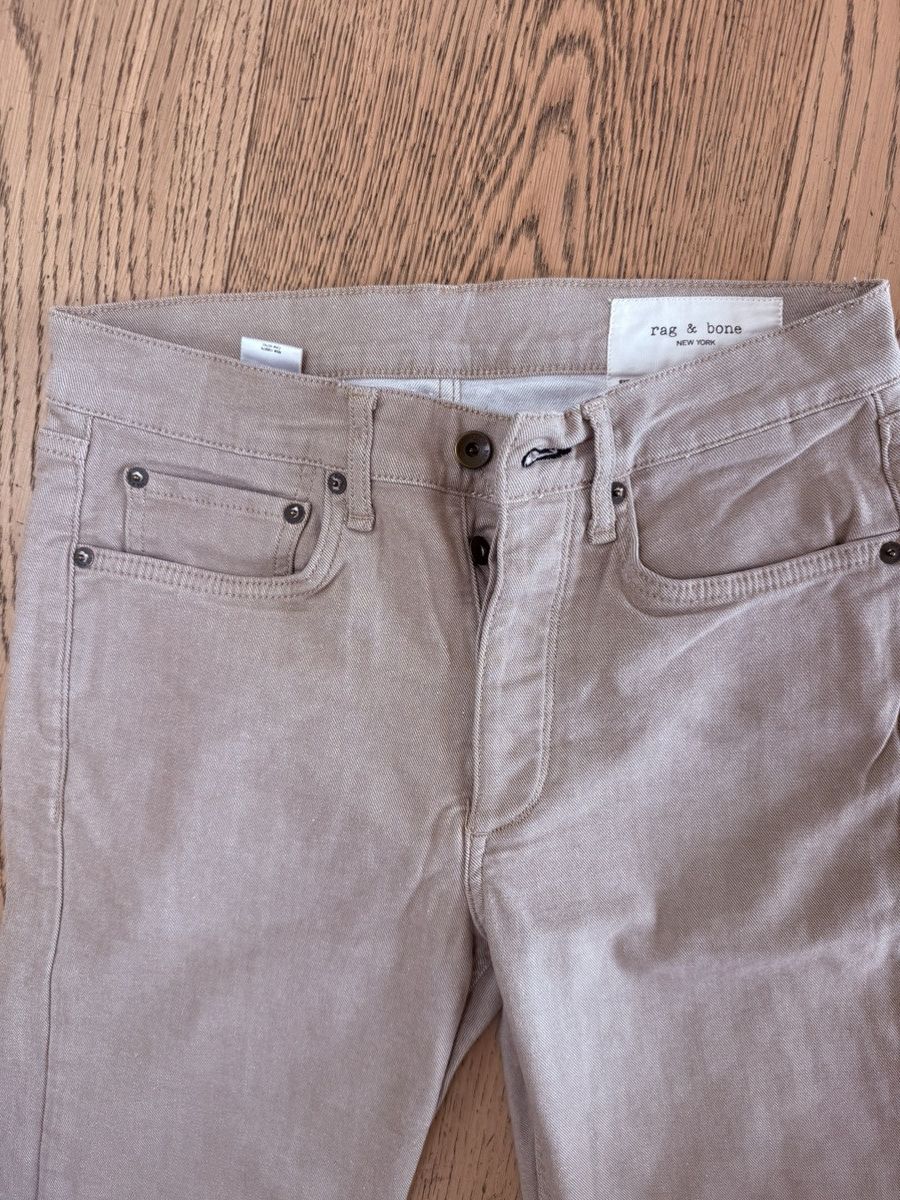 Rag & Bone Rag & Bone Fit 2 Slim Tan/Biege worn only a few times Size US 30 / EU 46 - 3 Thumbnail