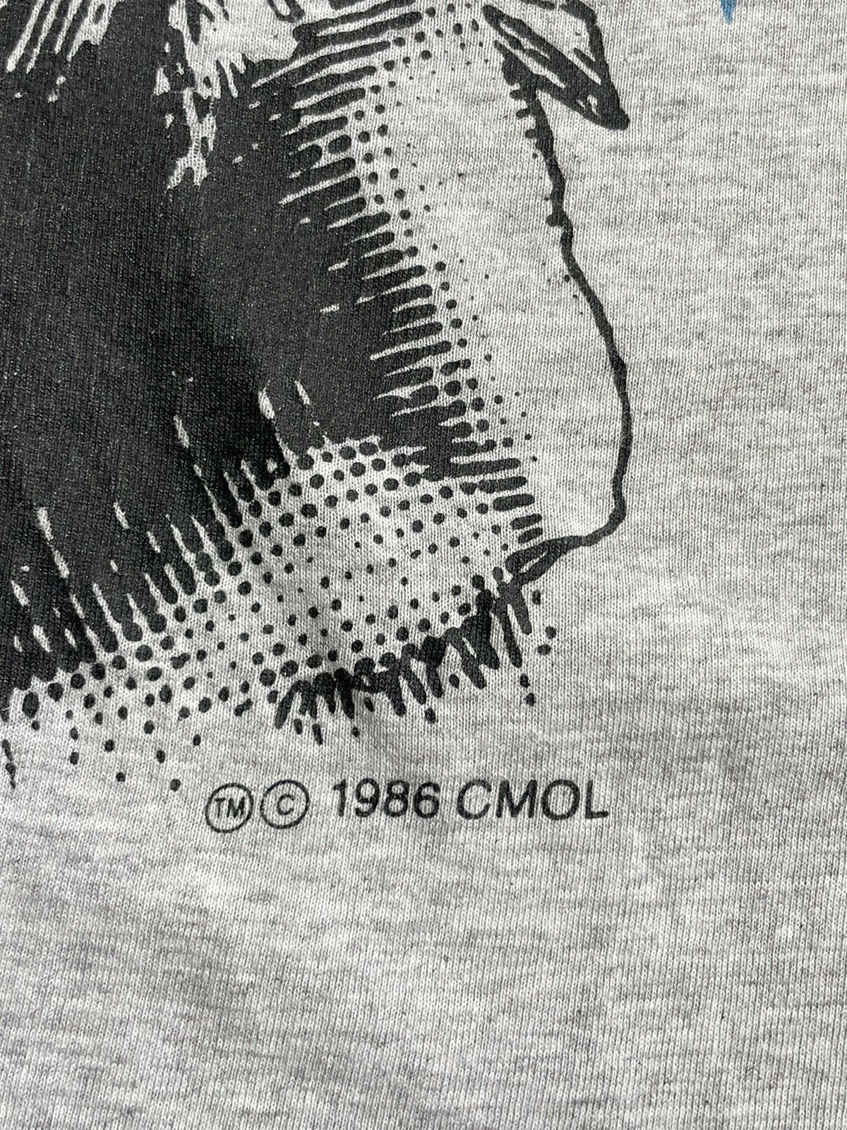 Vintage Vintage 1986 CMOL Les Miserables T-Shirt Grey RARE Size US L / EU 52-54 / 3 - 6 Thumbnail