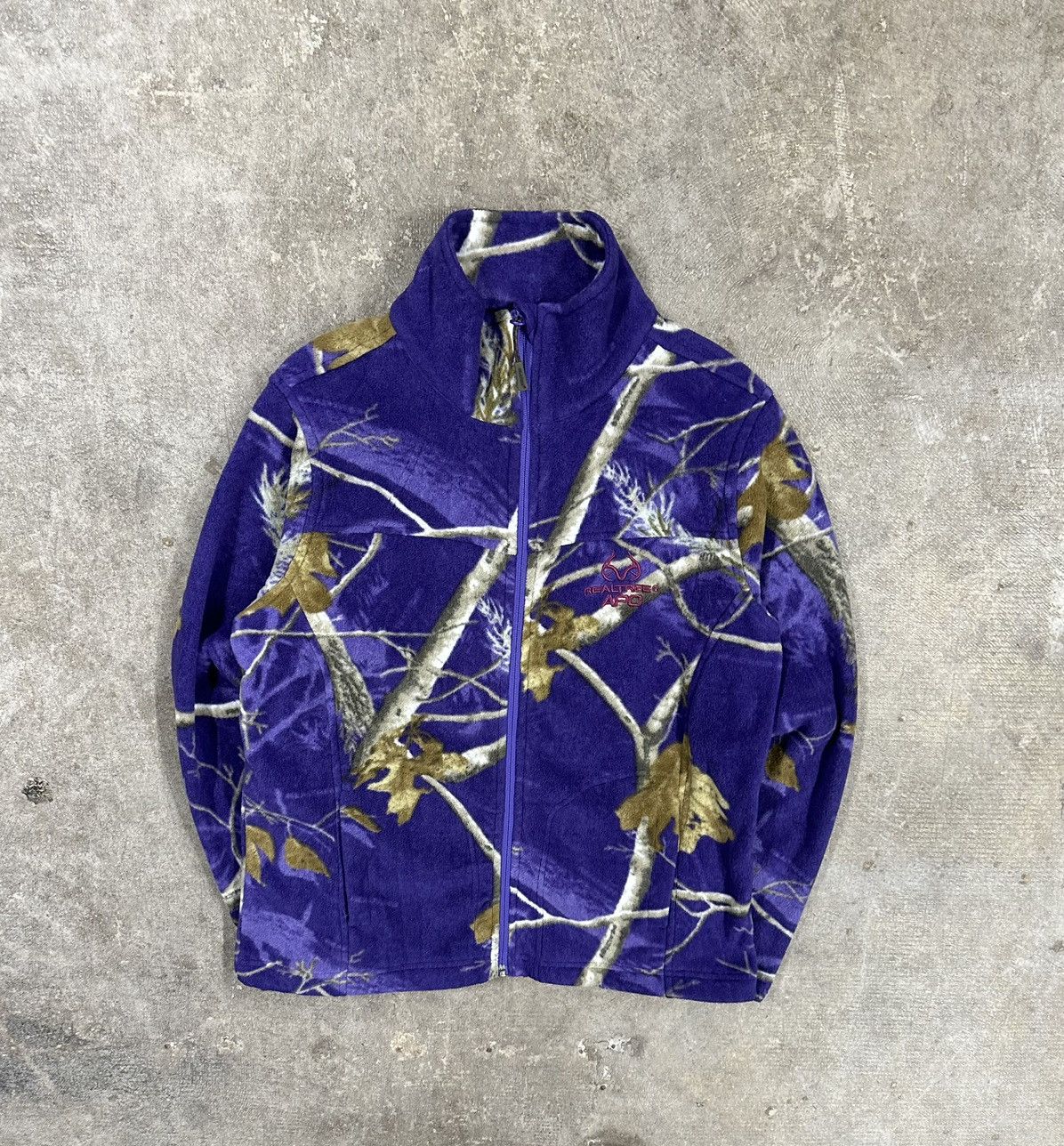 Realtree Crazy Y2K Realtree Camo Purple Fleece Jacket Size M / US 6-8 / IT 42-44 - 1 Thumbnail