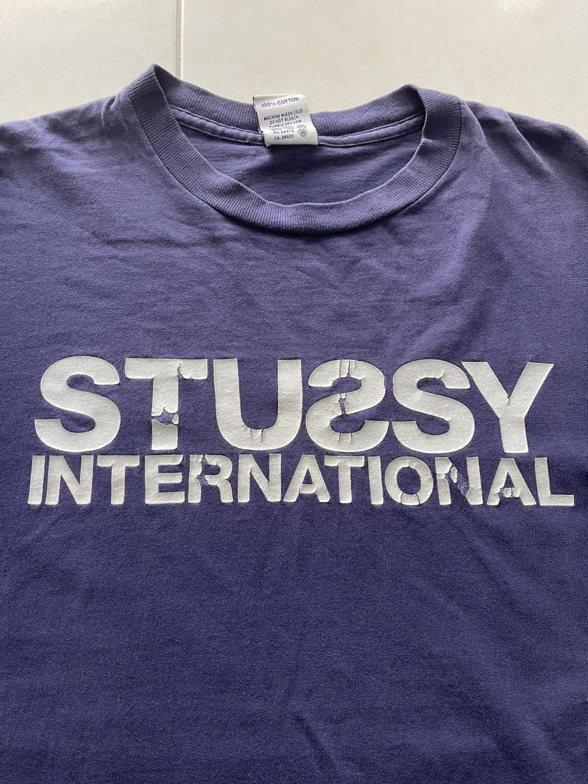 Stussy × Vintage VINTAGE 90S STUSSY INTERNATIONAL SPELL OUT VERY RARE Size US M / EU 48-50 / 2 - 2 Thumbnail