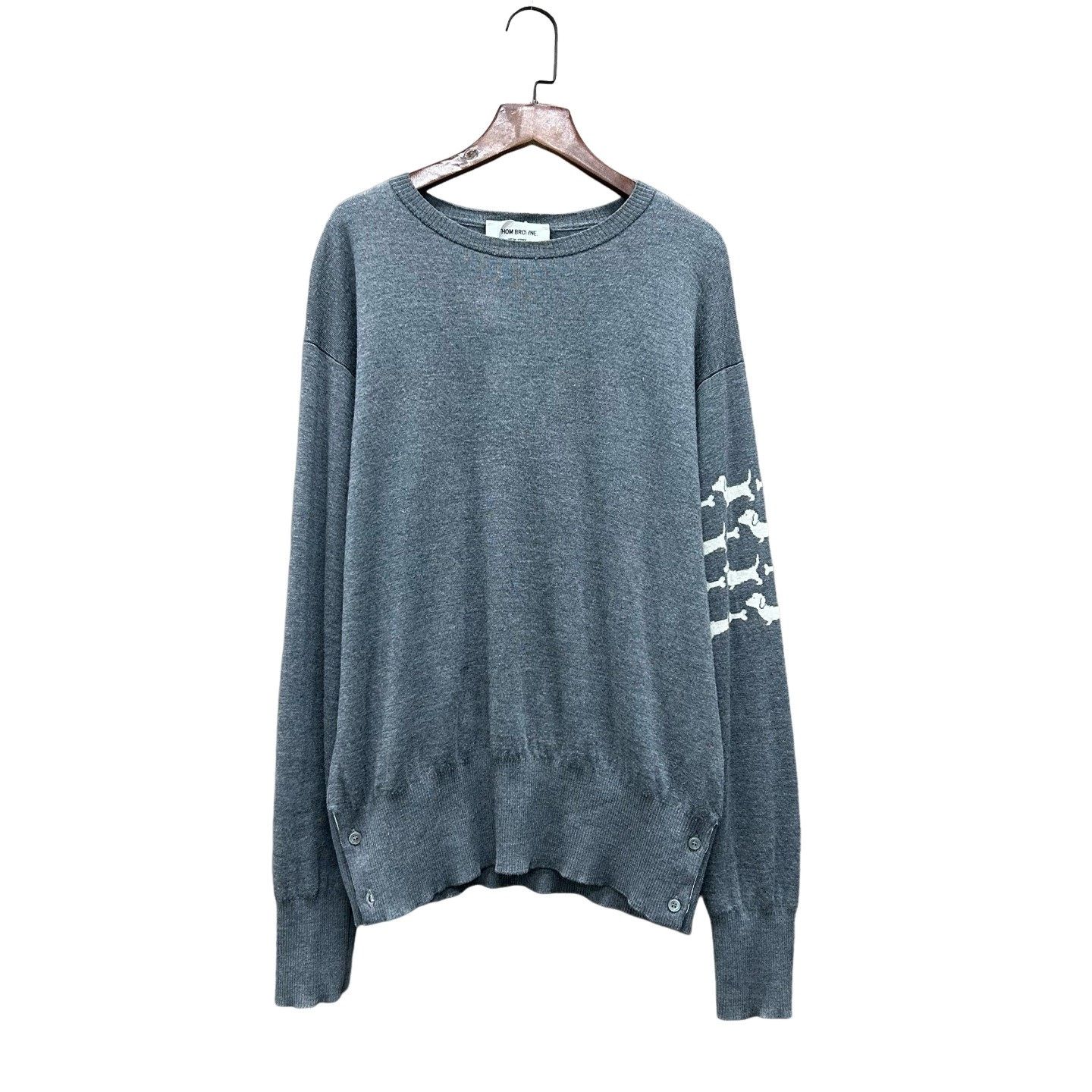 Thom Browne Thom Browne Dog Pattern Knit Sweater Size 3 Size US L / EU 52-54 / 3 - 1 Thumbnail