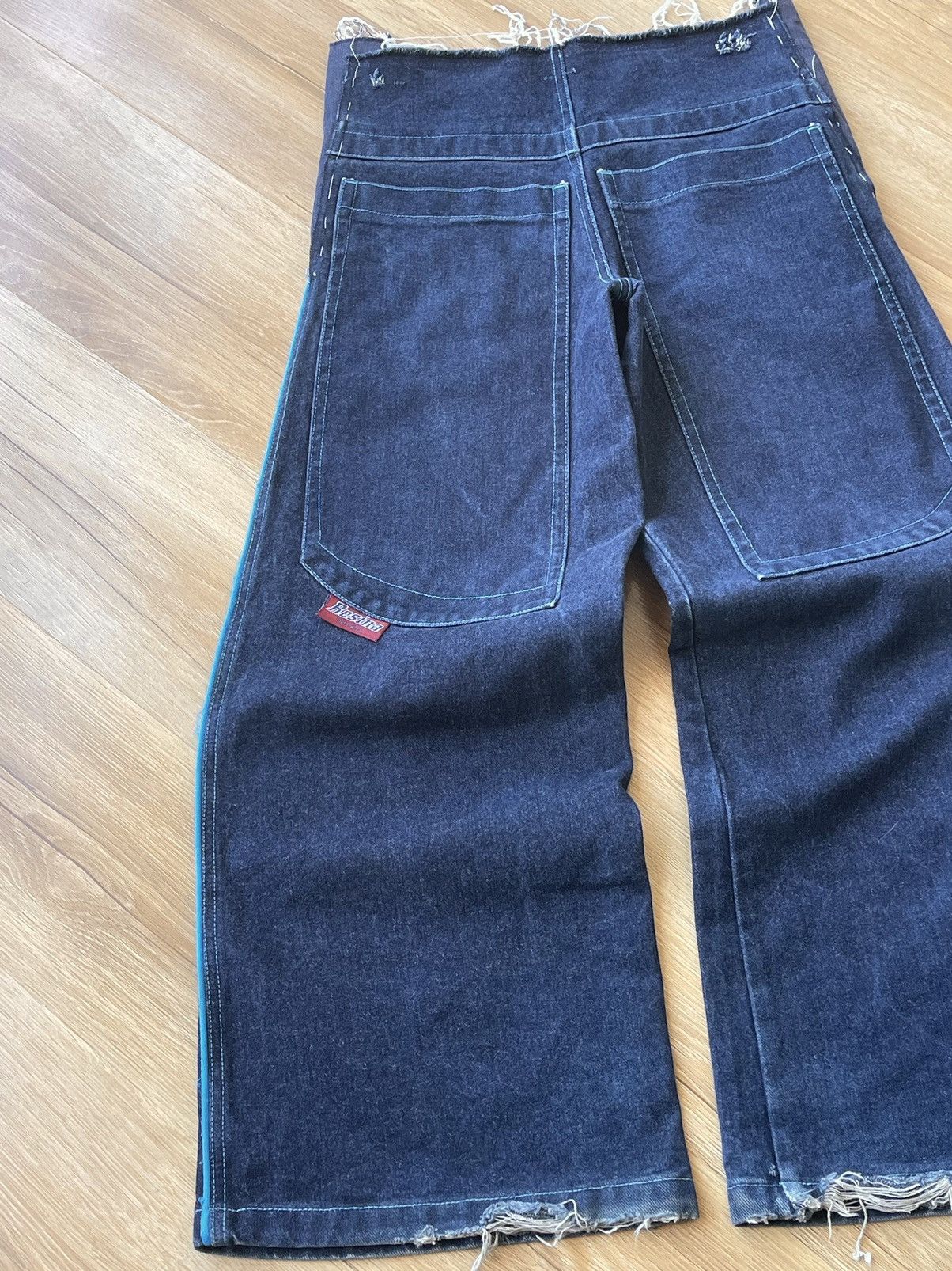 JNCO JNCO Style Resina Baggy Denim Jeans Wide Leg Y2K HipHop 90s Size US 30 / EU 46 - 3 Thumbnail