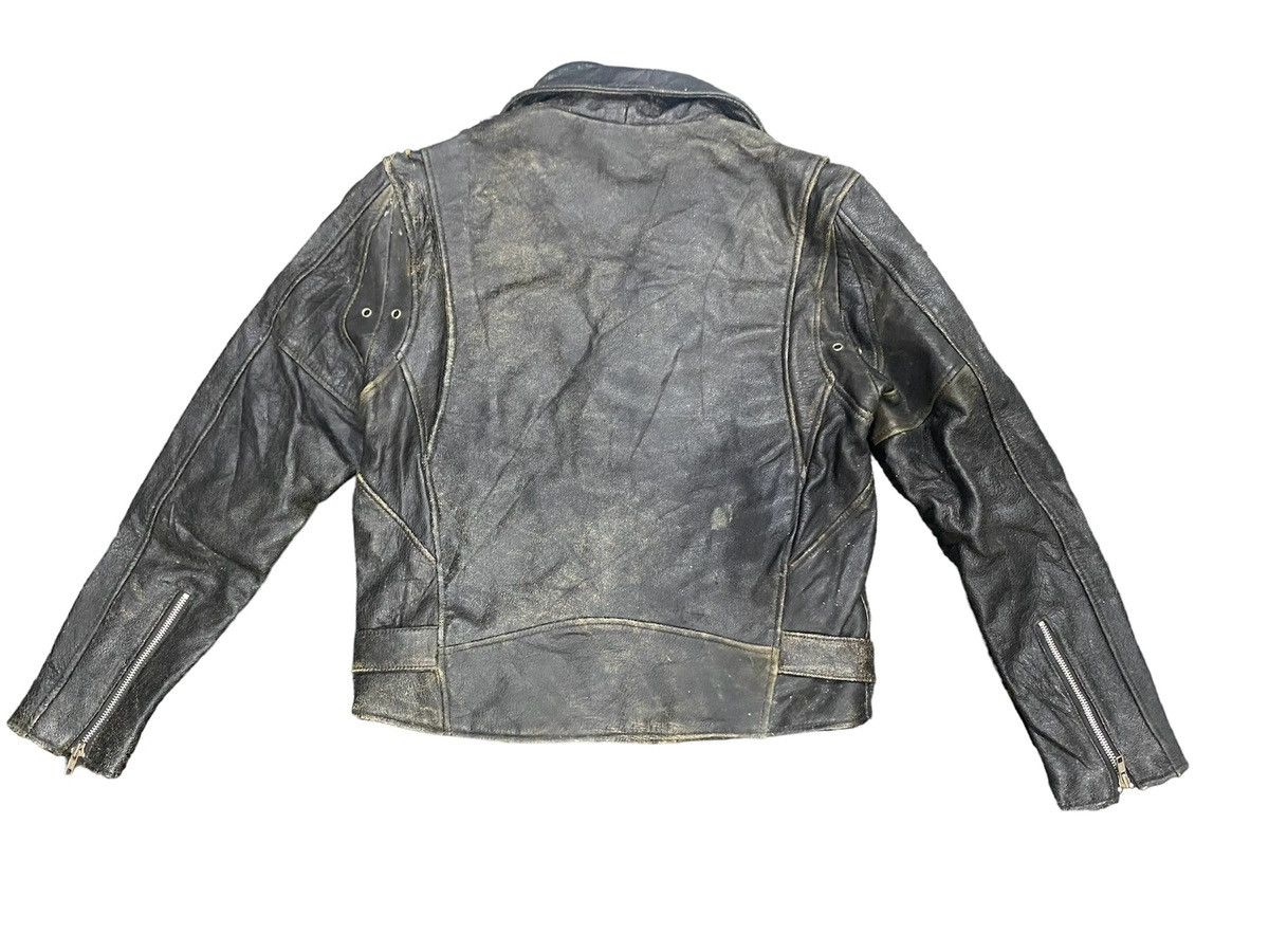 Kadoya ASYMMETRIC LEATHER JACKET PUNK MAGAZINE SEDITIONARIES RARE Size US M / EU 48-50 / 2 - 3 Thumbnail