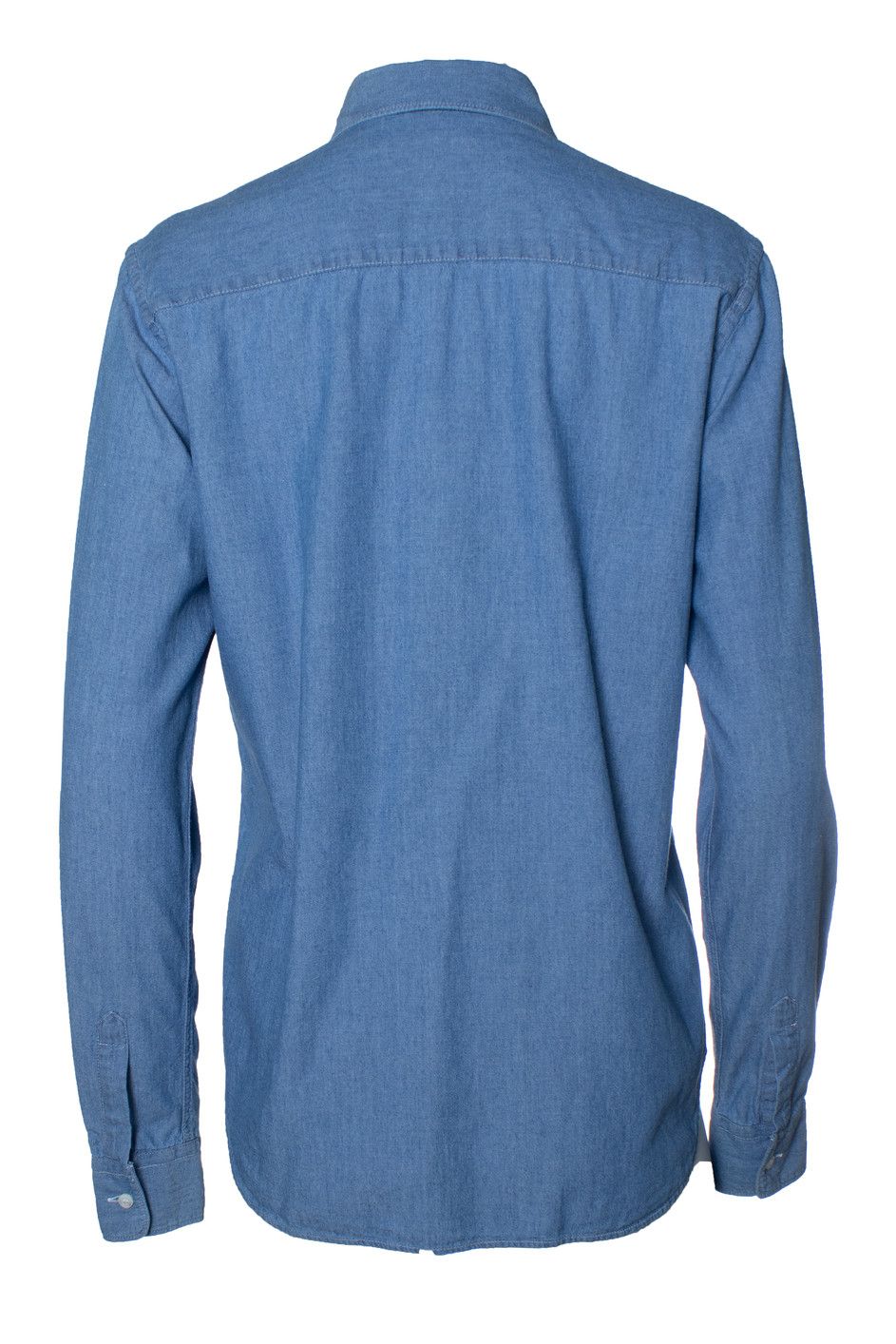 Aspesi Aspesi, blue denim shirt Size M / US 6-8 / IT 42-44 - 3 Thumbnail