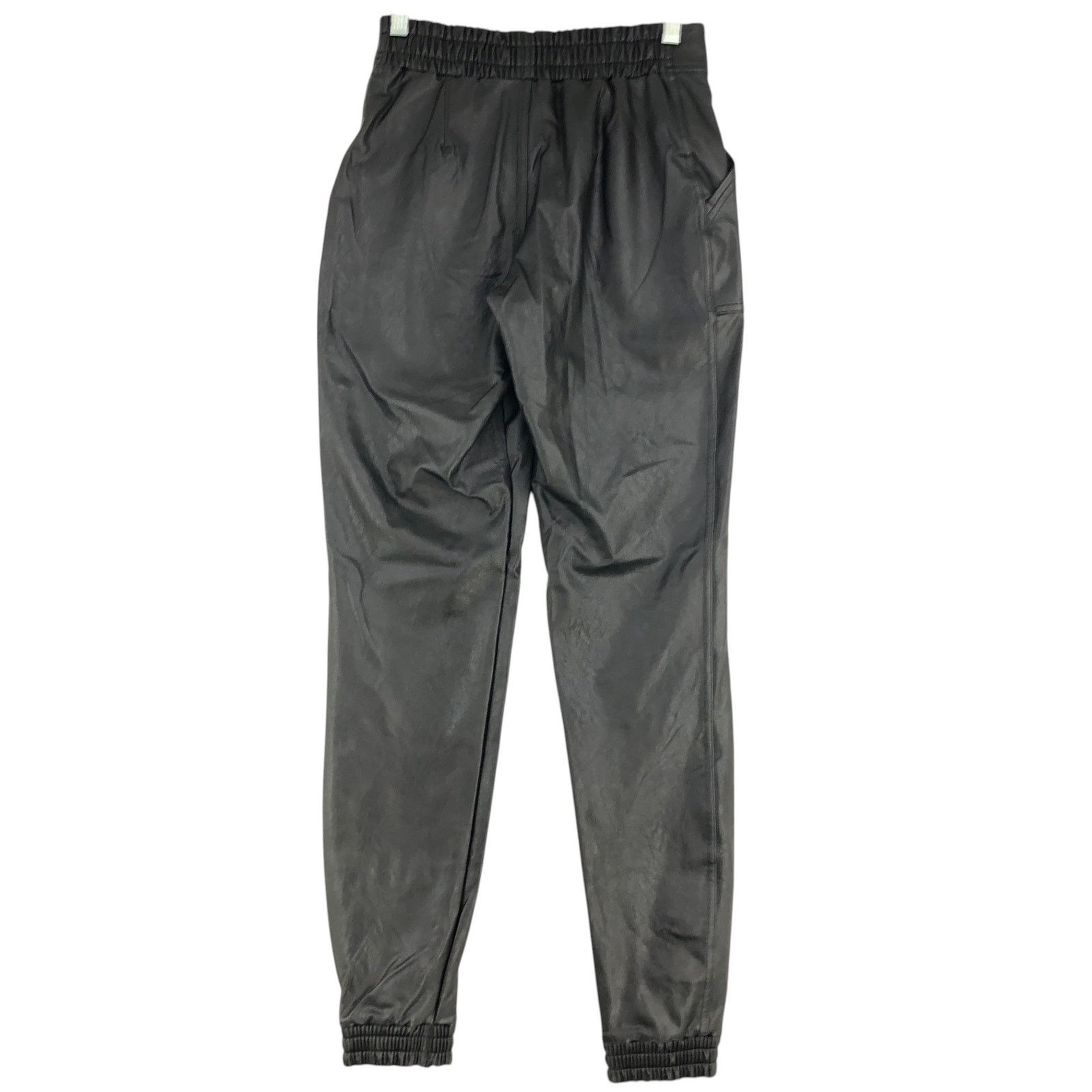 Spanx Spanx Sz XS Pants Leather Like Jogger Noir Coated BRAND NEW Size 26" / US 2 / IT 38 - 5 Thumbnail