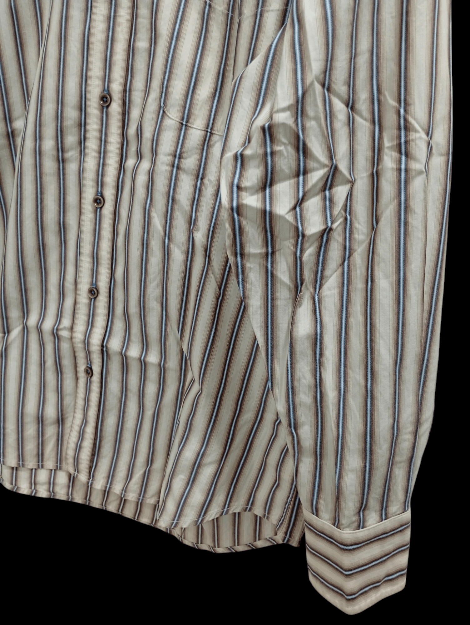 Japanese Brand × Vintage × Yoshiyuki Konishi 🔥🔥Vintage Ficce Stripe LS Shirt Size US M / EU 48-50 / 2 - 11 Thumbnail