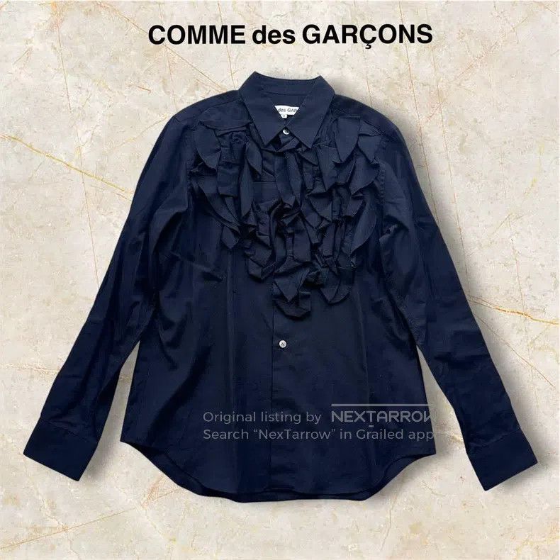 Comme des Garcons Comme des Garcons Cotton Lace-Trim Shirt Size M / US 6-8 / IT 42-44 - 1 Thumbnail