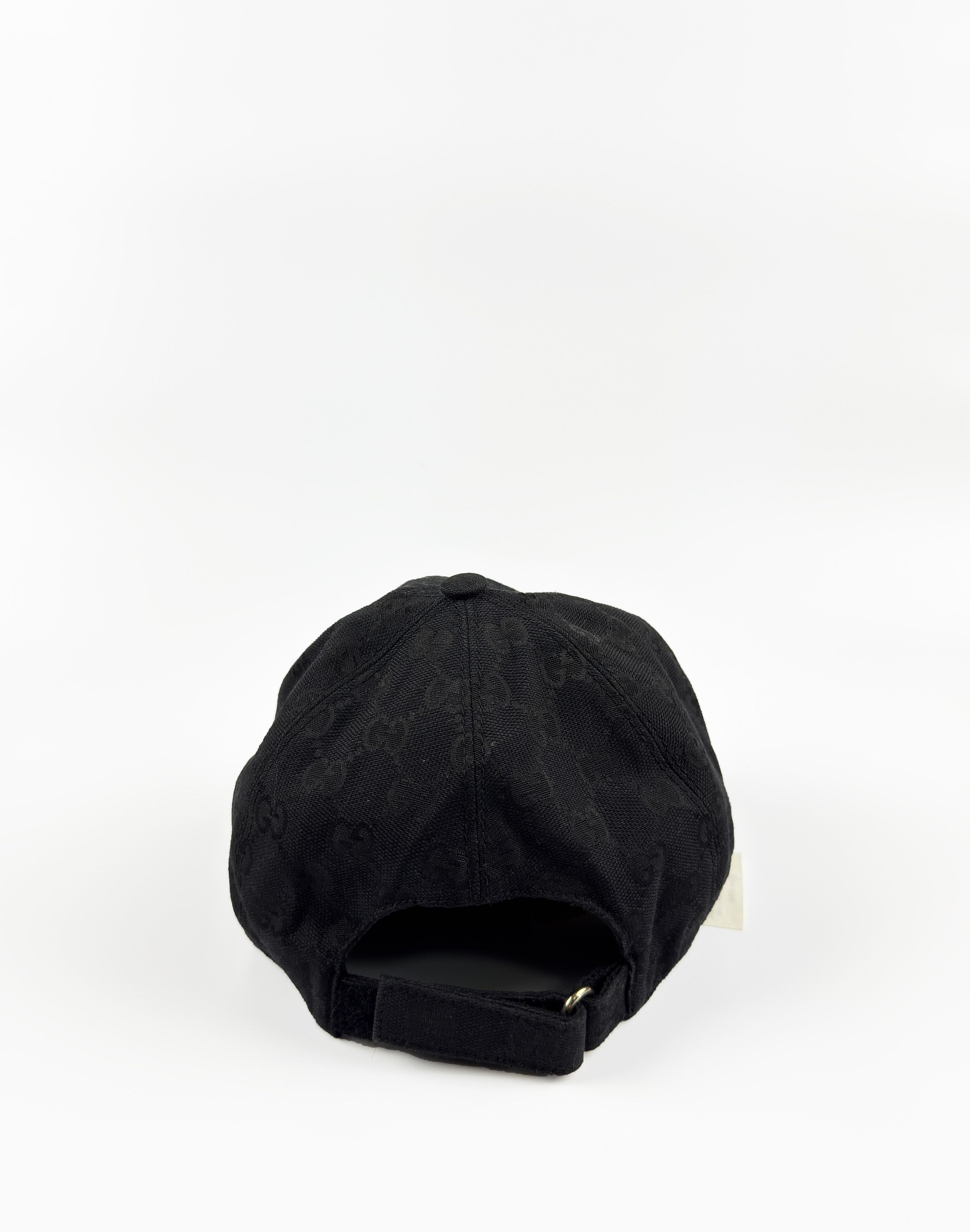 Gucci GUCCI Monogram Black Gold Big Logo Cap Size S 57cm Size ONE SIZE - 6 Thumbnail