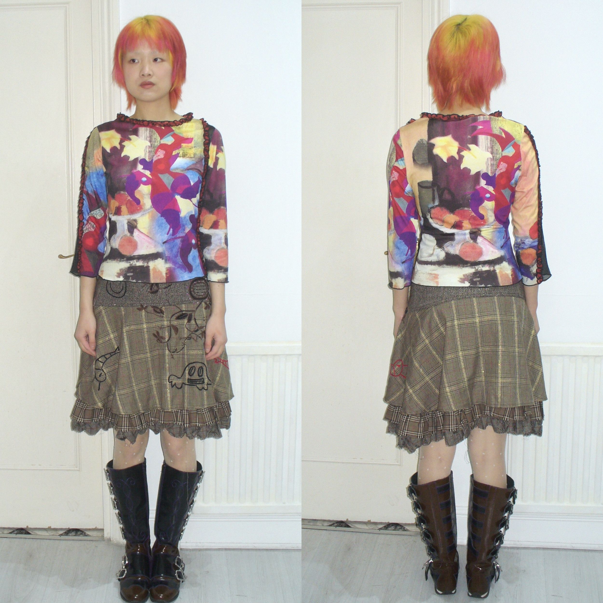 Other Made in USA vintage colourful top Size M / US 6-8 / IT 42-44 - 3 Thumbnail