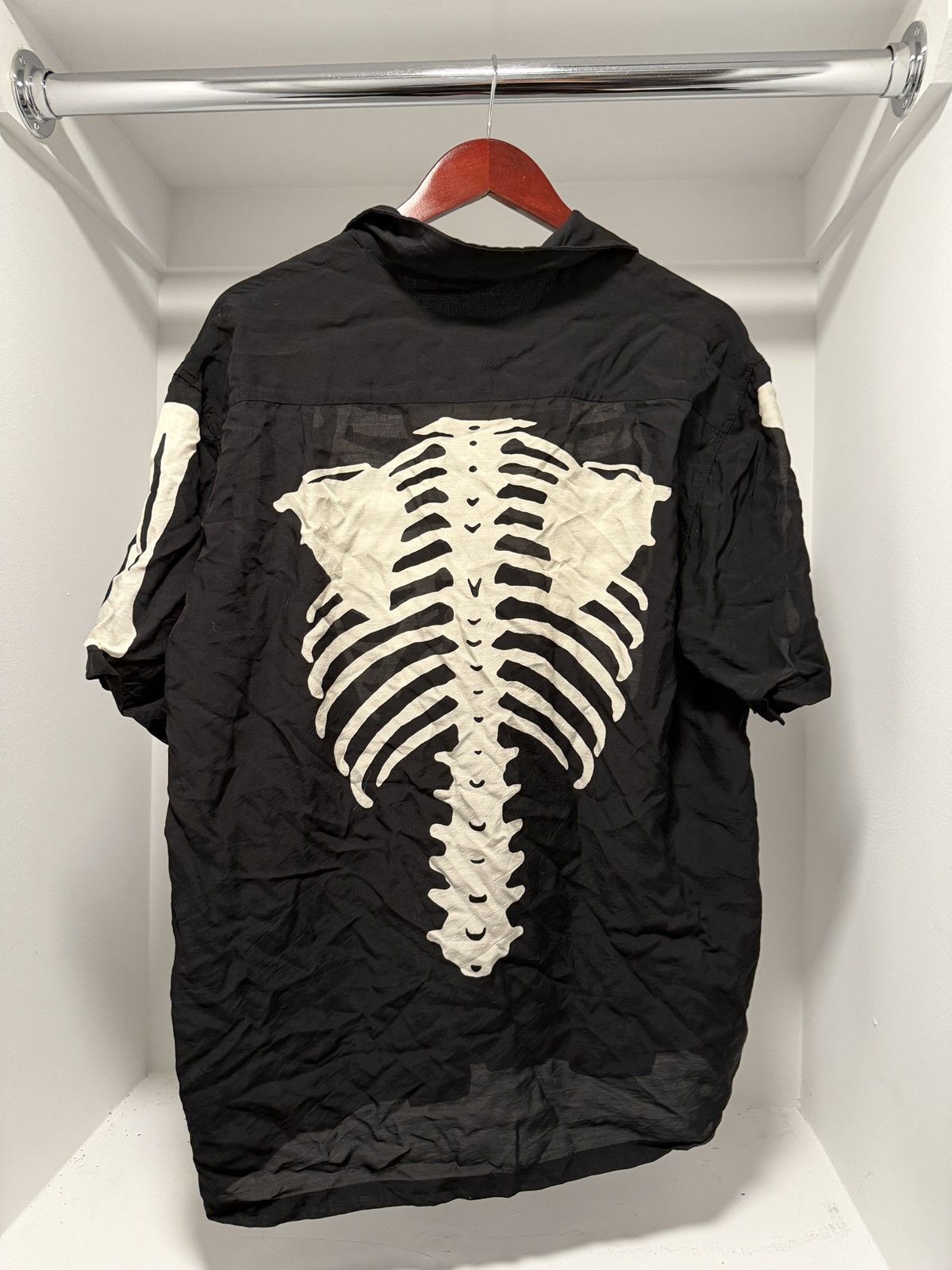 Kapital Laptop Black Skeleton Button Up Short Sleeve Size US XL / EU 56 / 4 - 5 Thumbnail