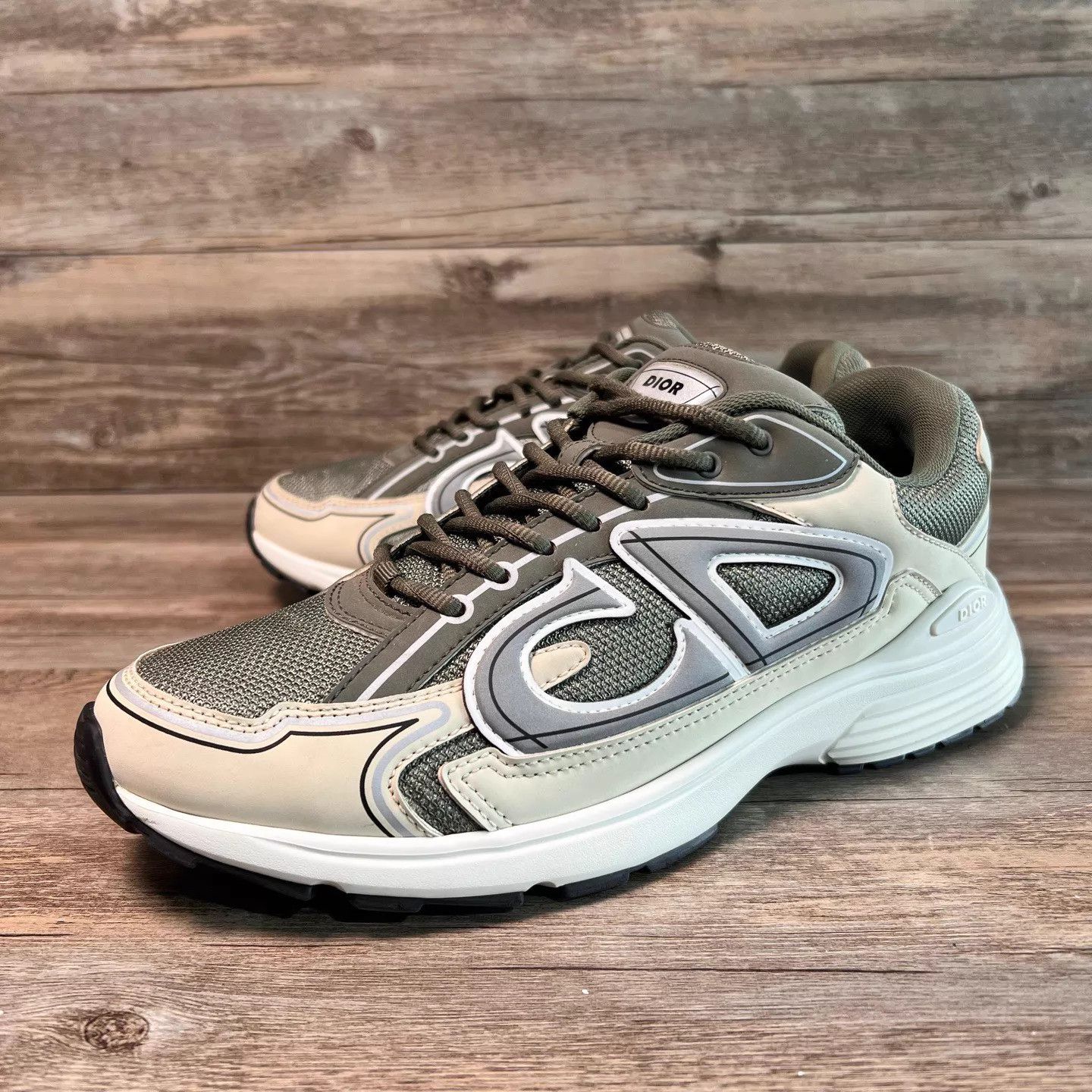 Dior Dior B30 sneakers gray-green olive green 43 Size US 10 / EU 43 - 1 Thumbnail