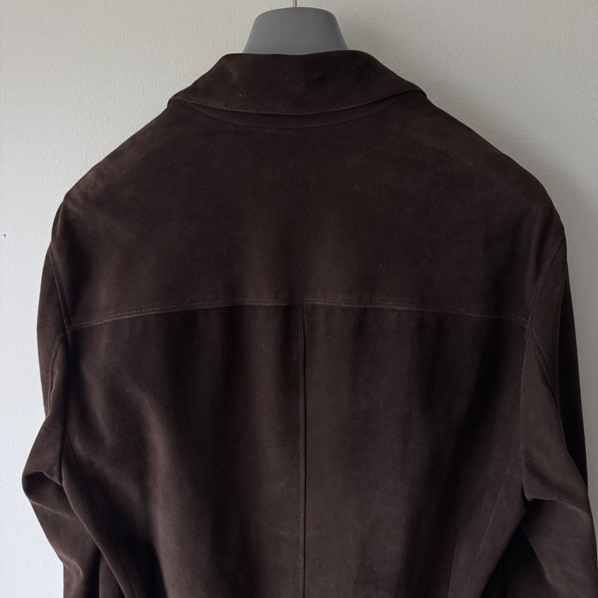 Hermes Hermes 2000's Brown Suede Deer Leather Short Coat Size US L / EU 52-54 / 3 - 6 Thumbnail