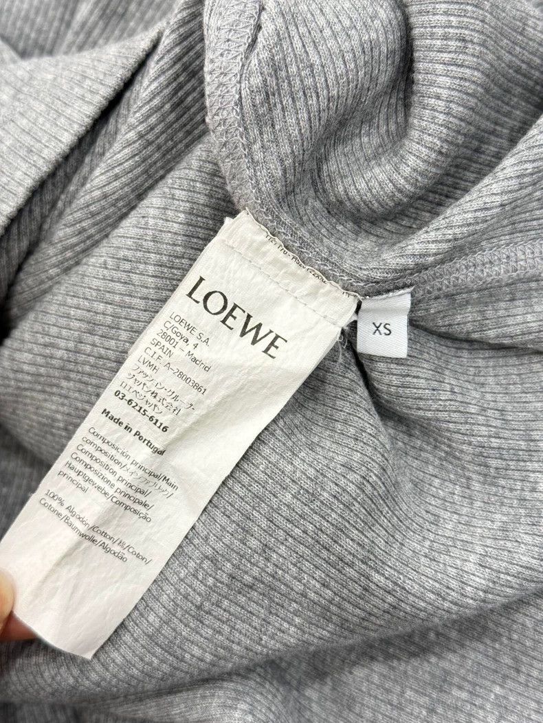 Loewe LOEWE Gray long-sleeved shirt with embroidered Logo Size US XS / EU 42 / 0 - 4 Thumbnail
