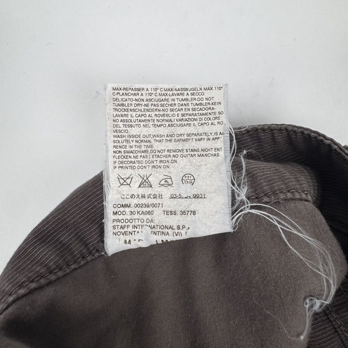Maison Margiela SS2007 Martin Margiela Brown Cotton Relaxed Straight Pants Size US 31 - 10 Thumbnail