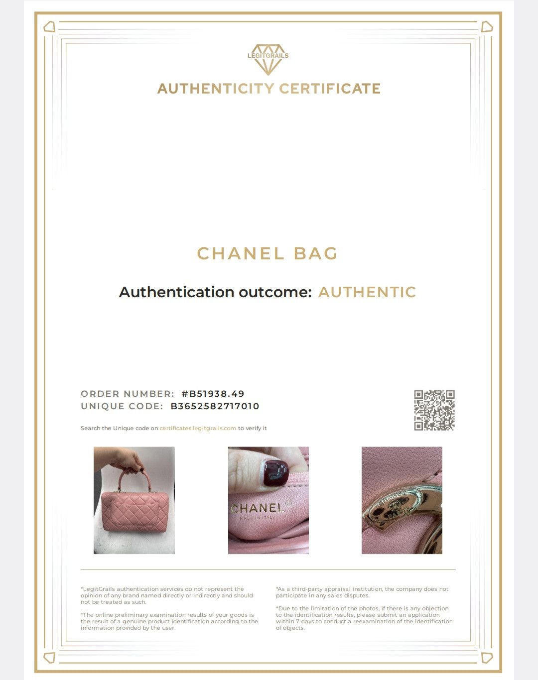 Chanel Chanel Lambskin Medium Trendy CC Flap Dual Handle Bag Pink Size ONE SIZE - 7 Thumbnail