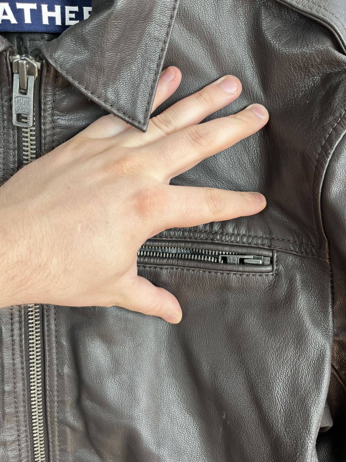 Japanese Brand × Leather × Superdry Superdry leather jacket Size US XL / EU 56 / 4 - 6 Thumbnail