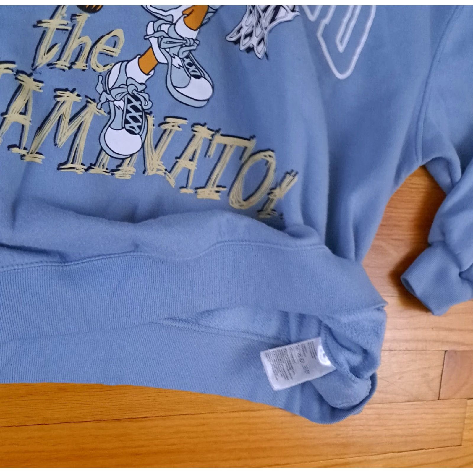 X-LARGE Garfield Sweatshirt XL Basketball Unisex Adults Blue Pullover X-Large Jaminater Lite Blue Size US XL / EU 56 / 4 - 5 Thumbnail